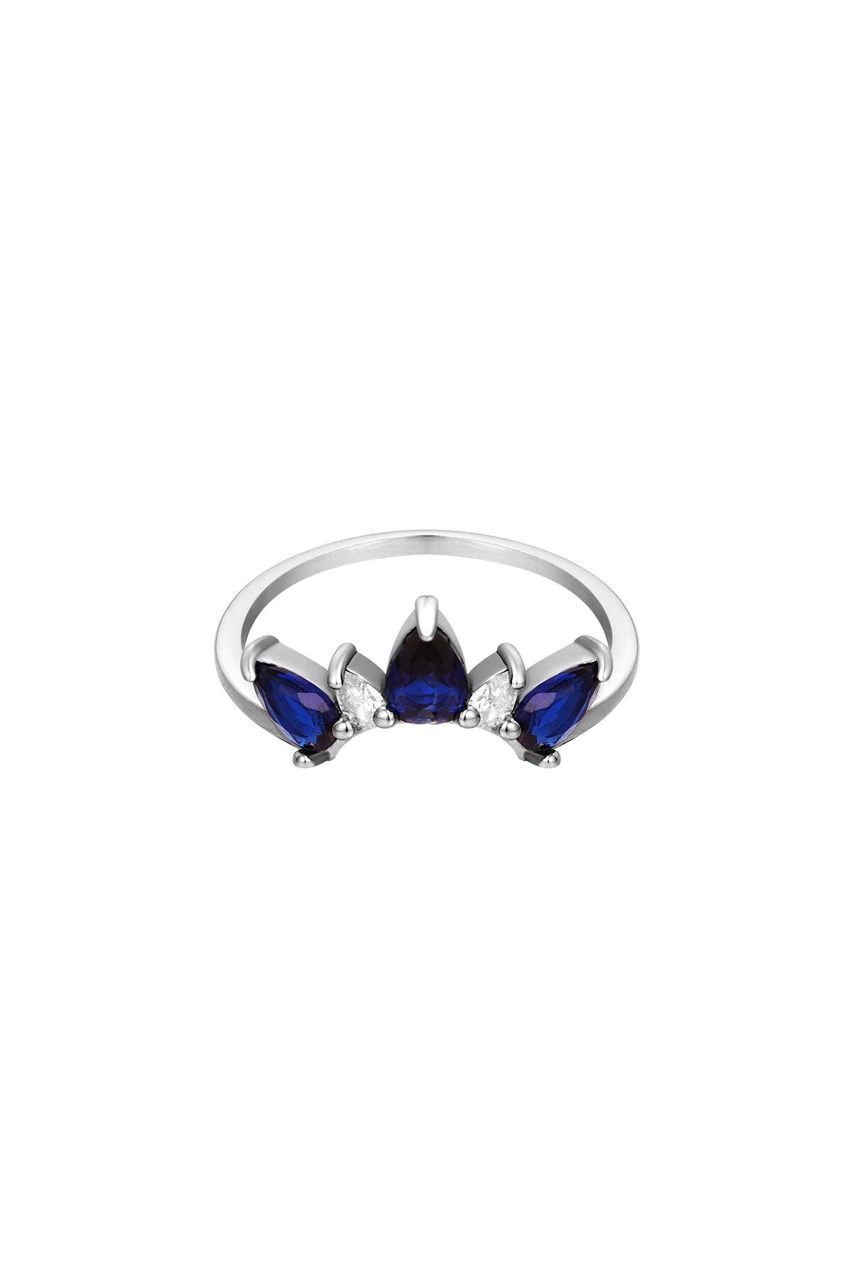 Ring crown Silver Stainless Steel 16 