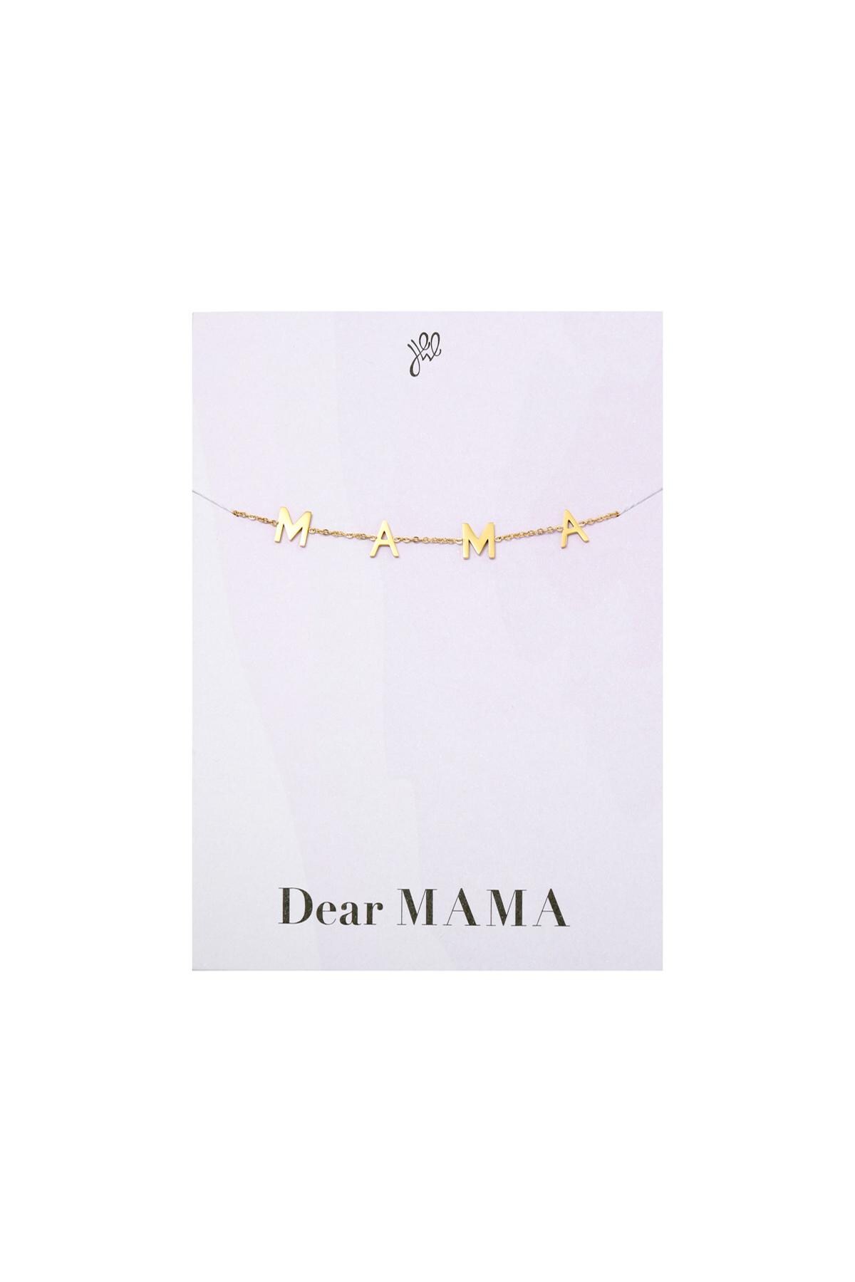 Bracelet Dear Mama Gold Stainless Steel 