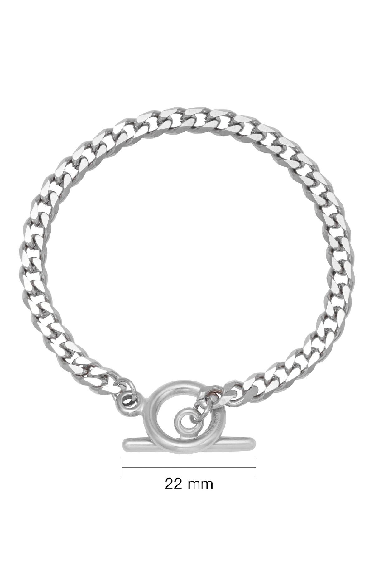 Bracelet Chain Sanya Silver Stainless Steel h5 Picture3