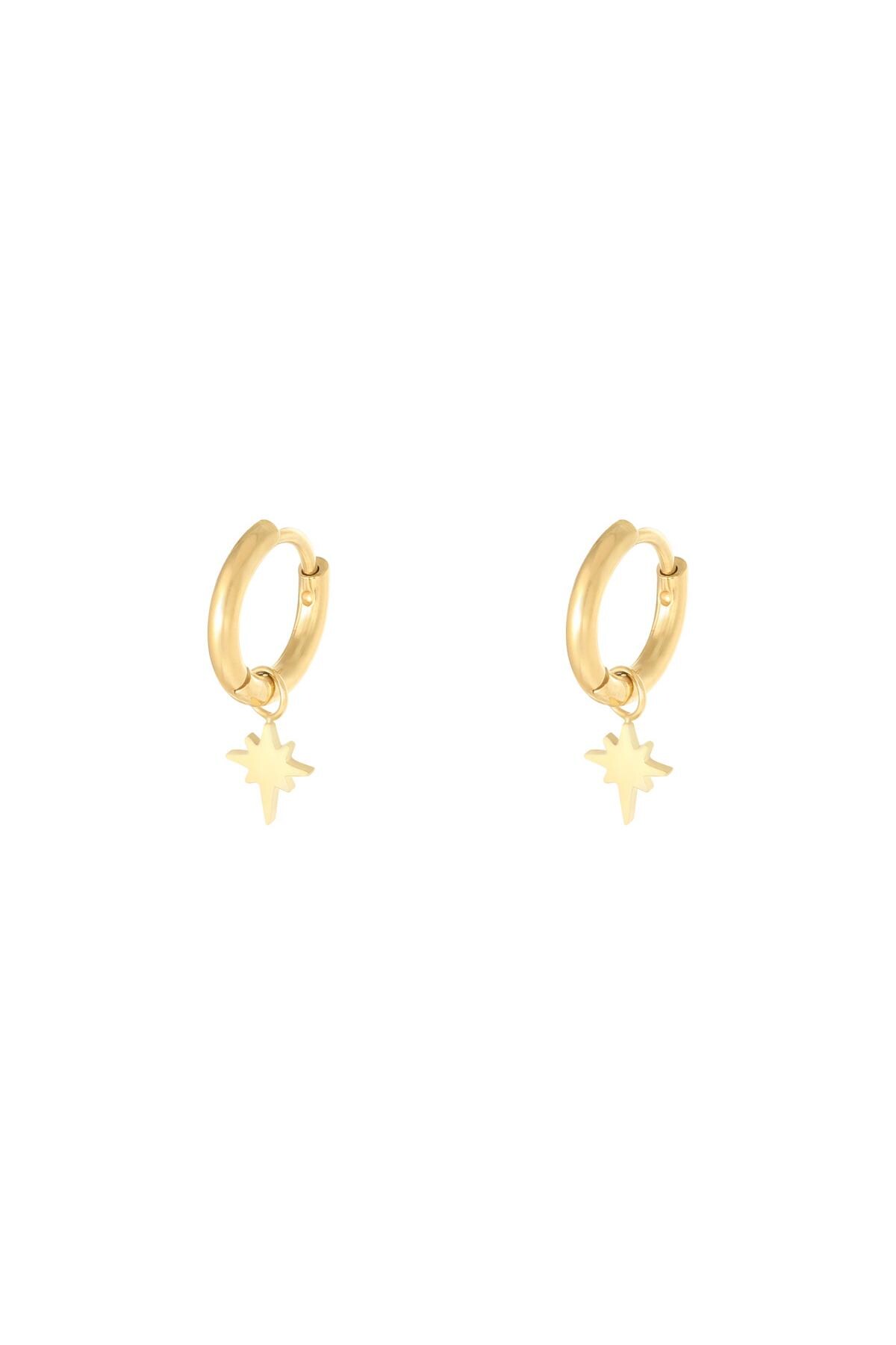 Gold color / Earrings Spark Gold Stainless Steel 