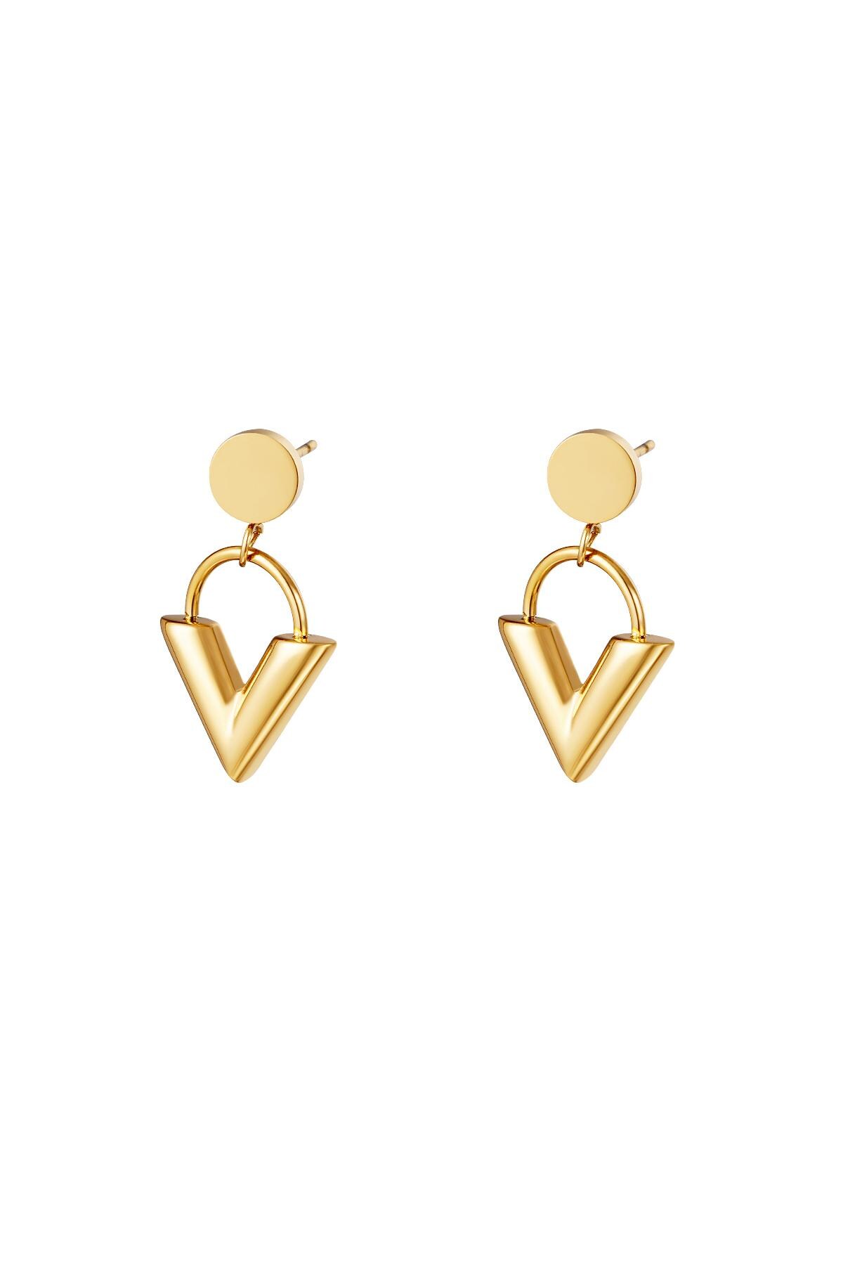 Gold color / Earrings Venus Gold Stainless Steel 