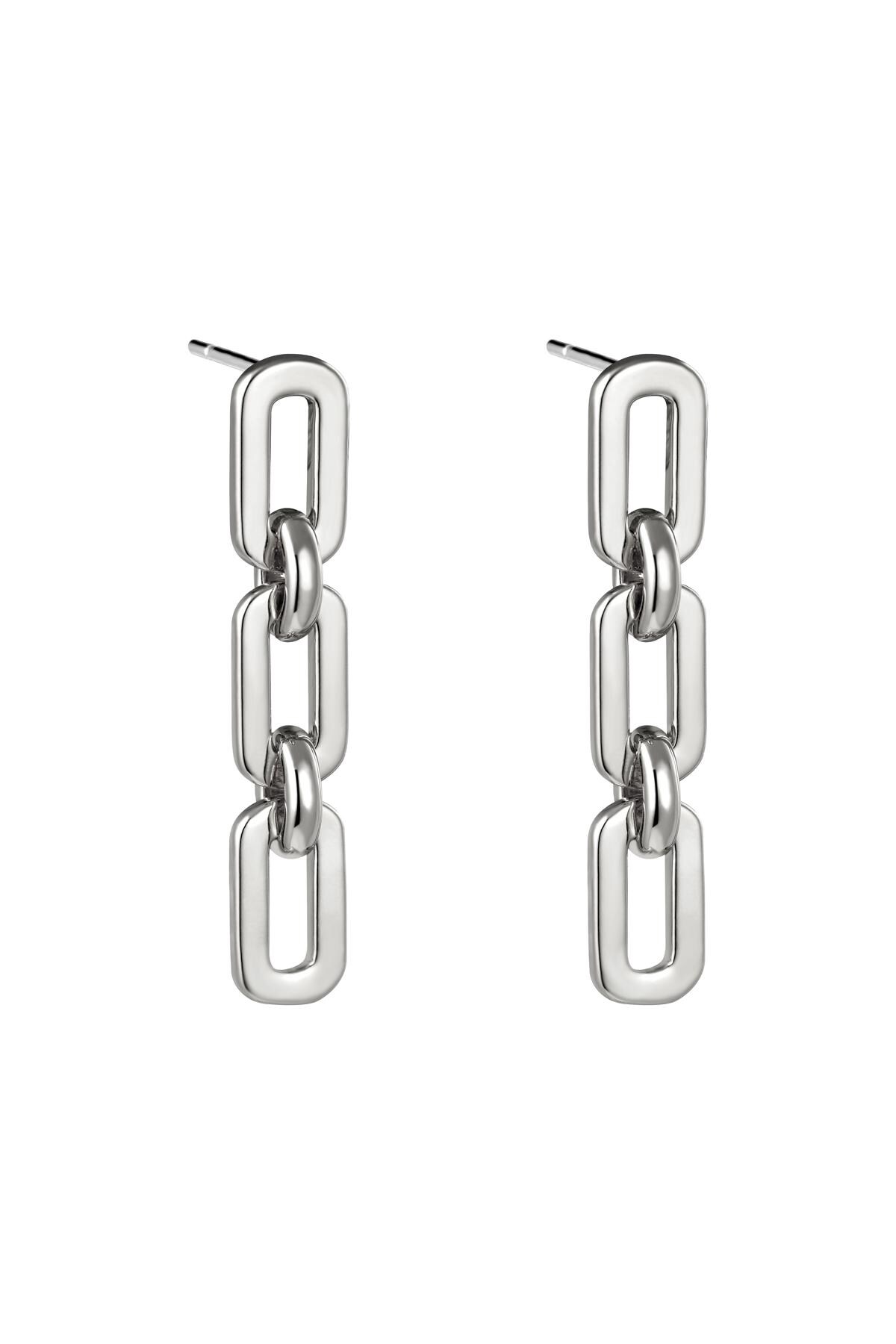 Earrings Locomotion Silver Copper h5 