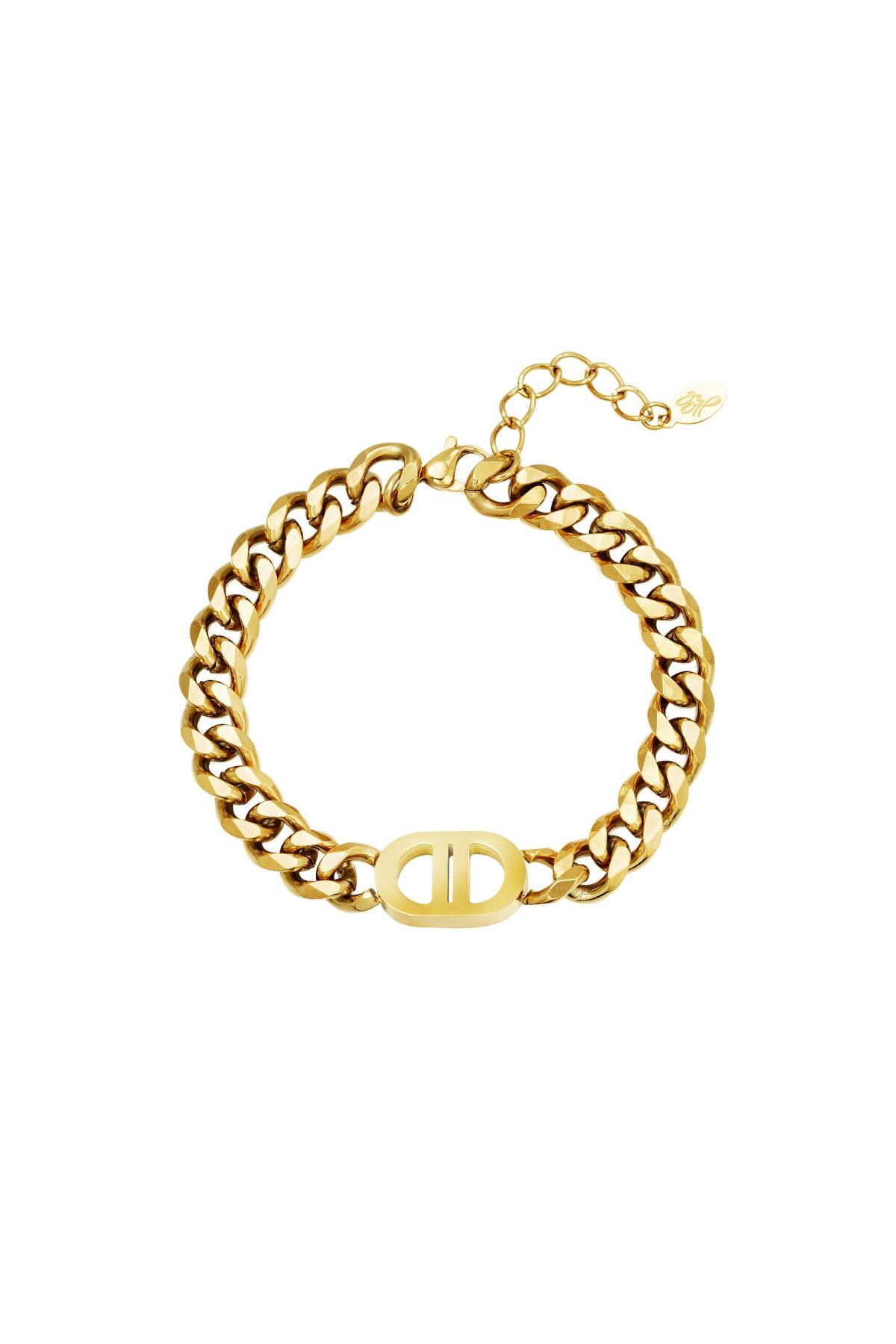 Gold color / Thick Bracelet The Good Life Stainless steel 