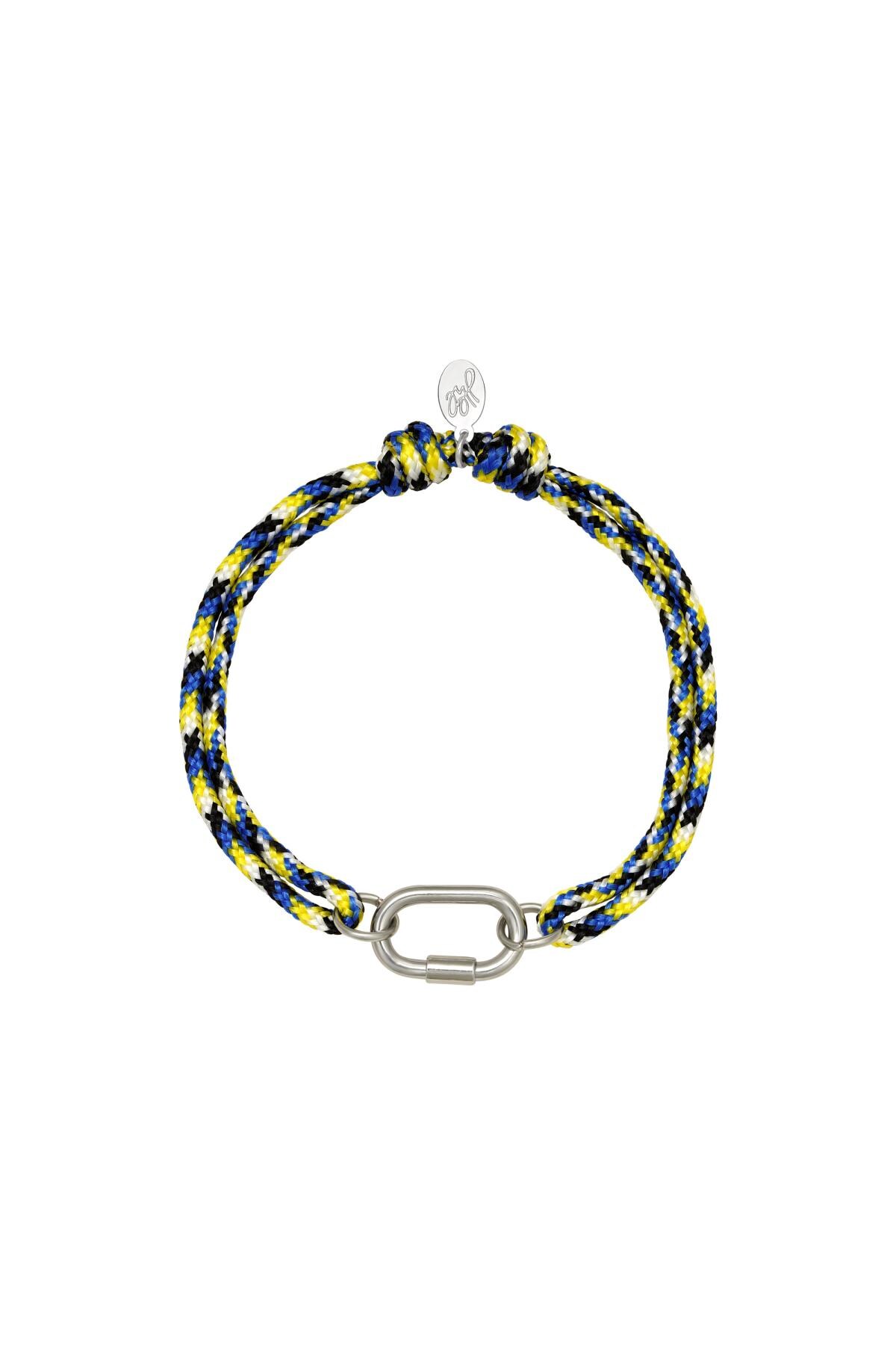 Bracelet Sailor Girl Grey Polyester 