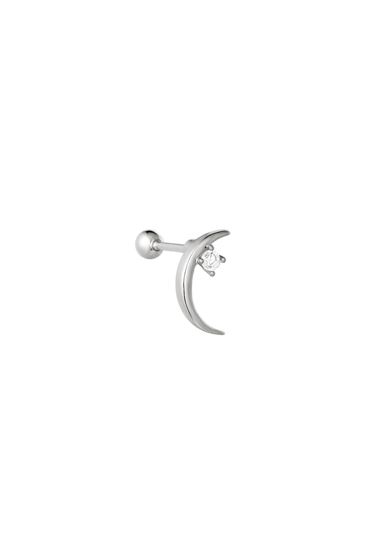 Piercing Sparkling Moon Zilver Koper h5 