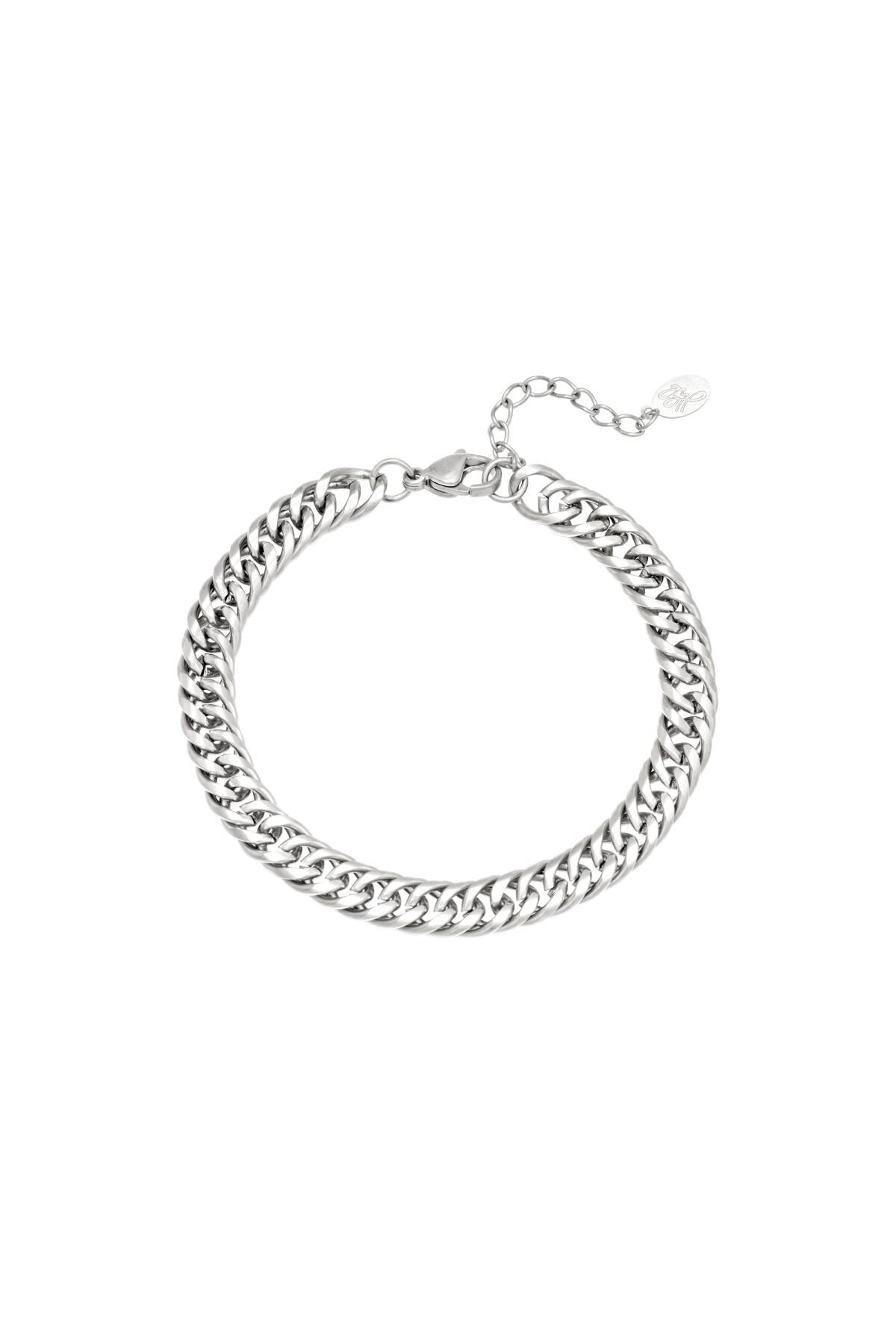 Silver color / Bracelet Vibes Silver Stainless Steel Picture2