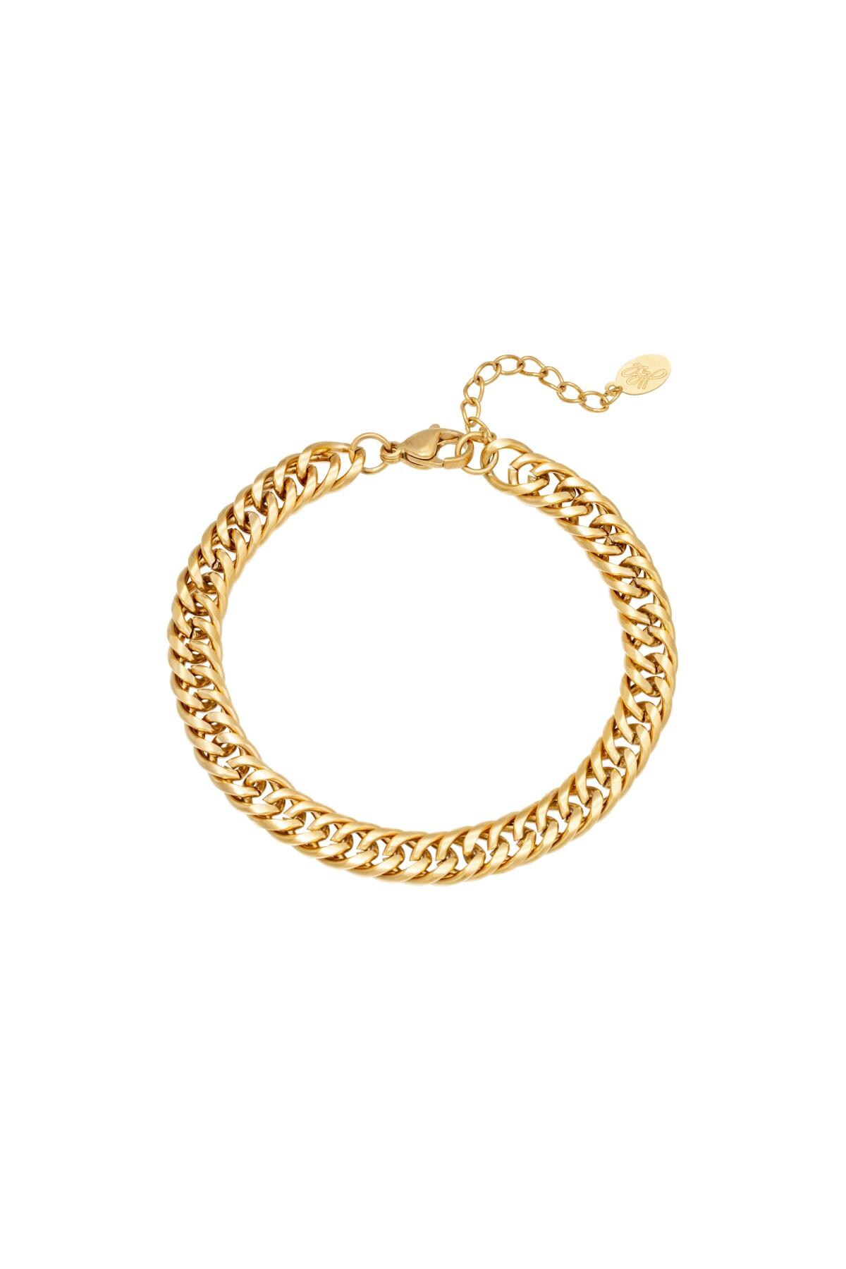 Gold color / Bracelet Vibes Gold Stainless Steel 