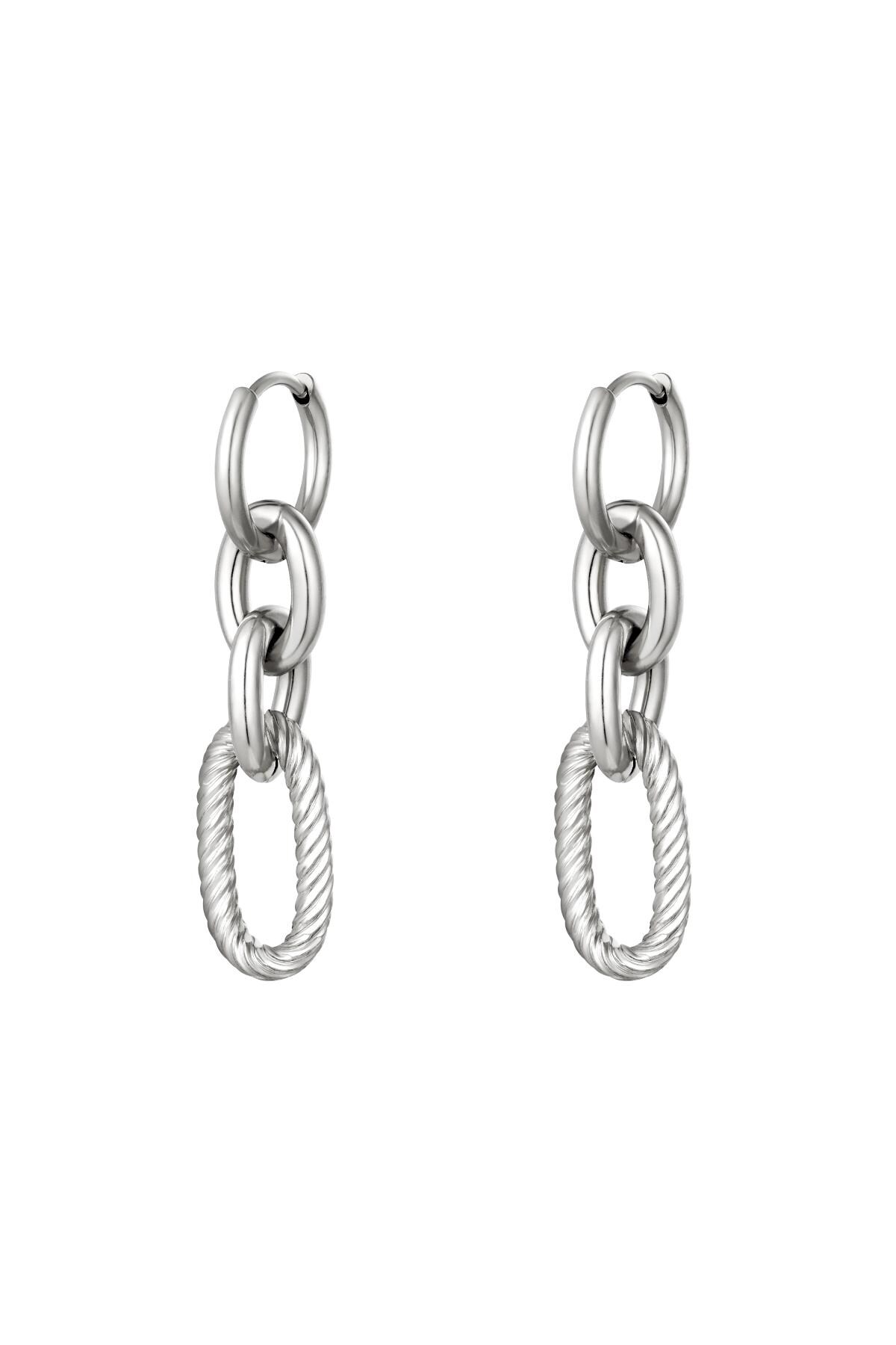 Earrings Spicy Silver Stainless Steel h5 