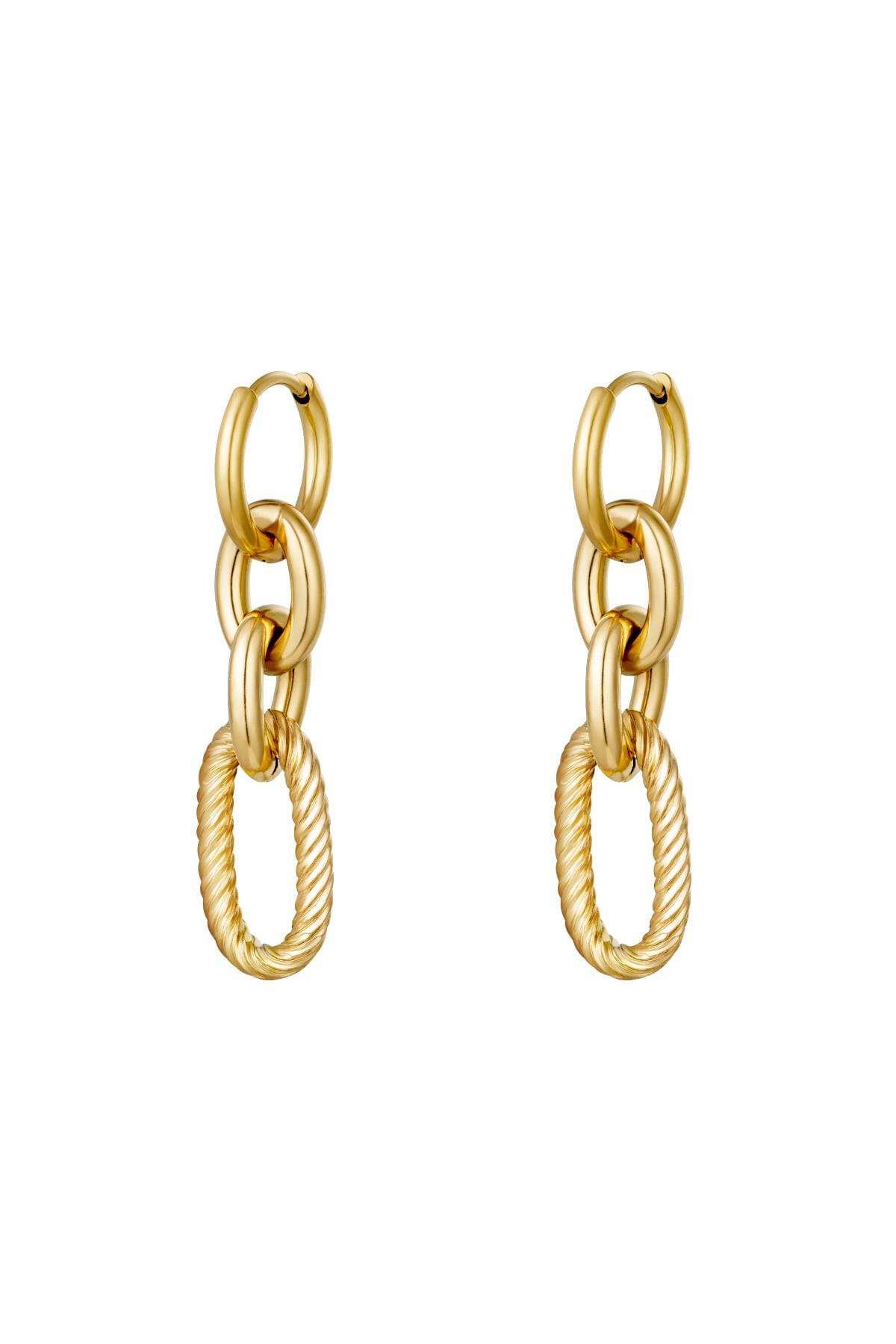 Earrings Spicy Gold Stainless Steel h5 