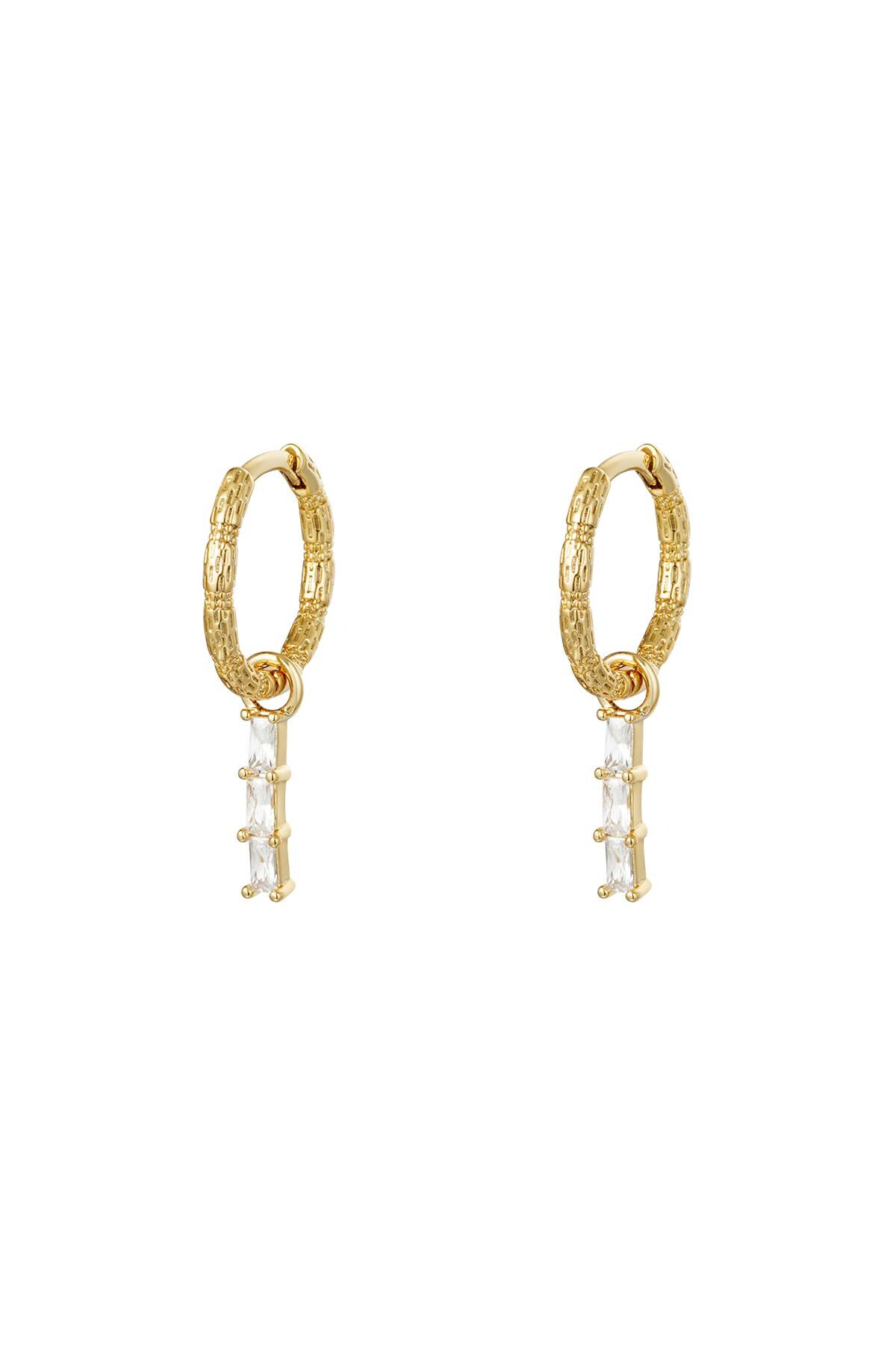 Earrings Espagna Gold Copper h5 