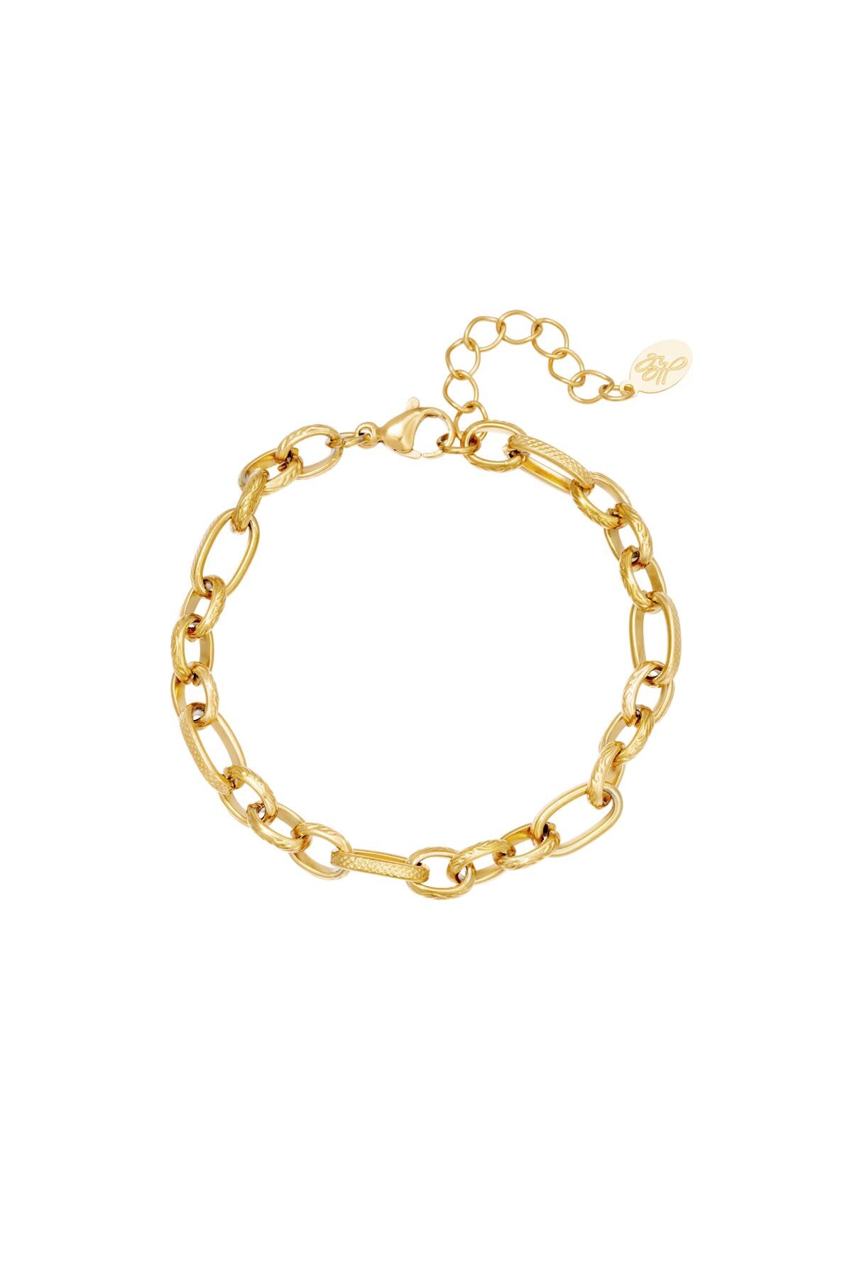 Bracelet Lemming Small Gold Stainless Steel h5 