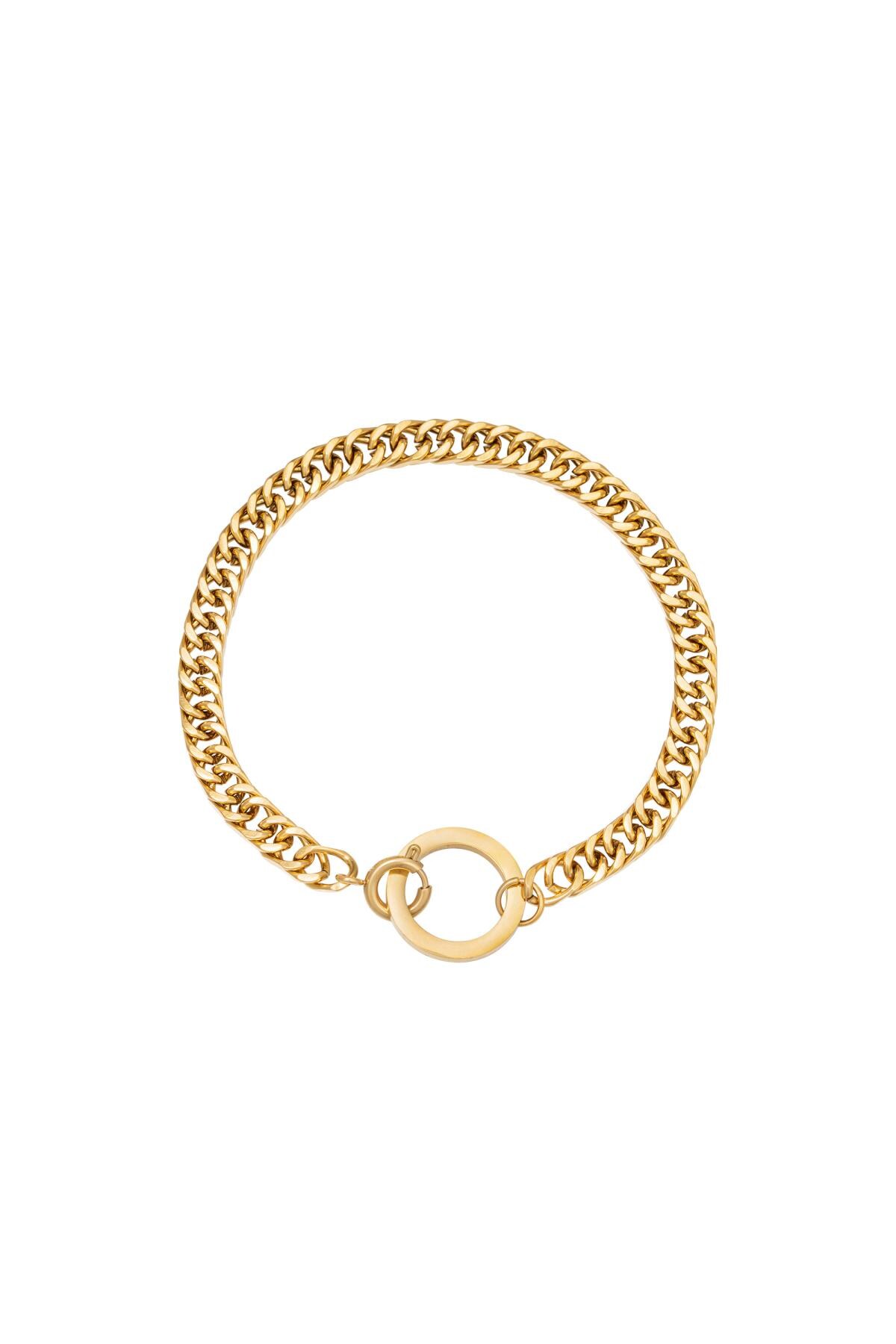 Gold color / Bracelet Connect Gold Stainless Steel 