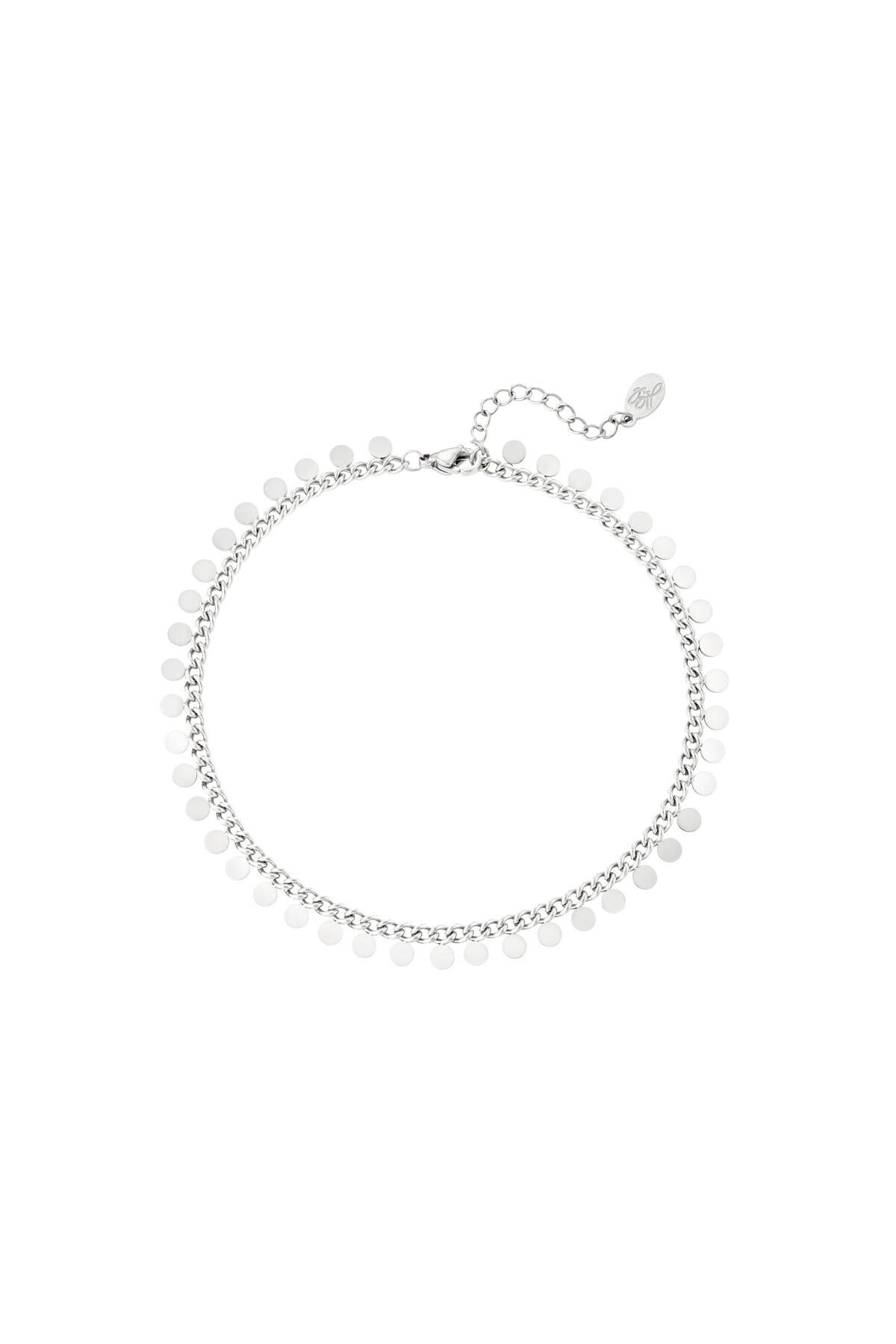 Silver color / Stainless steel bracelet Circles Silver 