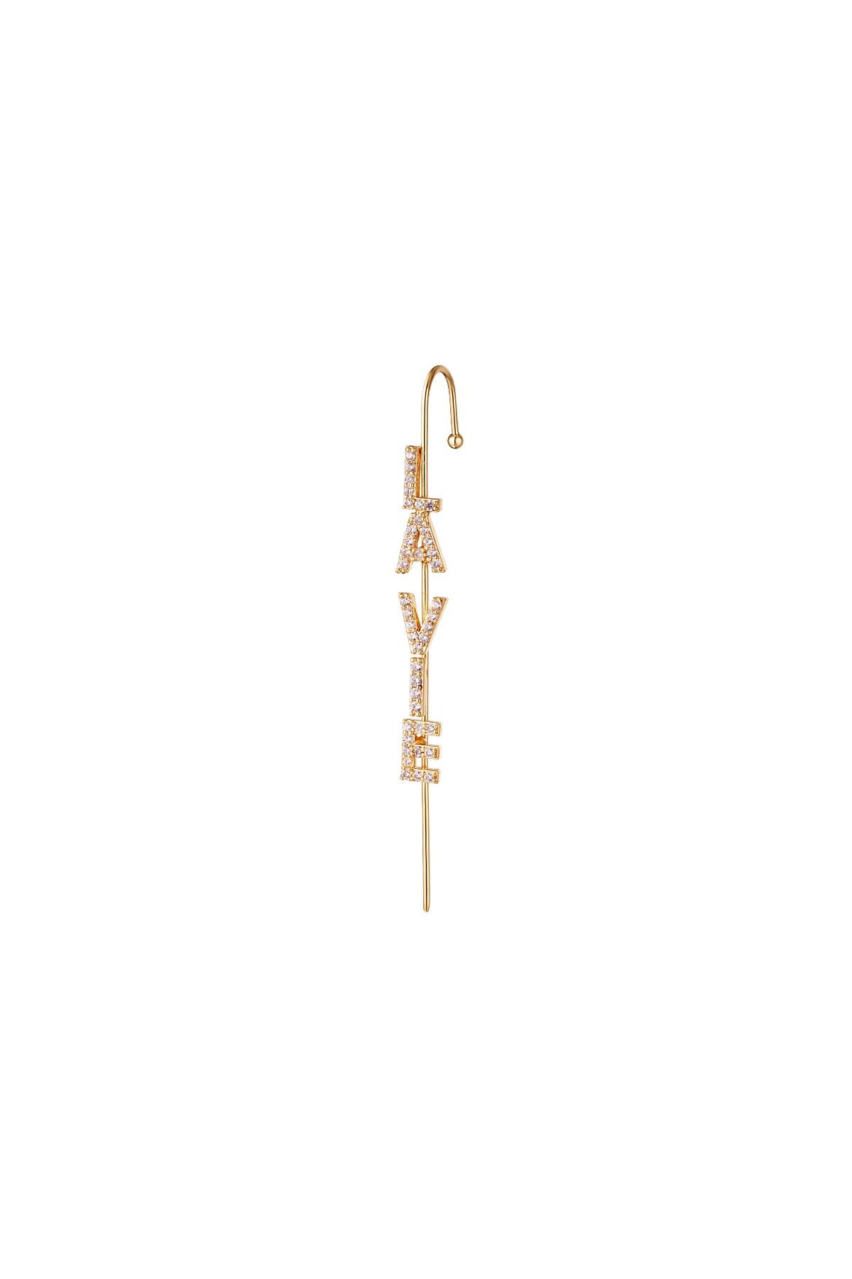 Gold color / Ear crawler La Vie Gold Copper Picture2