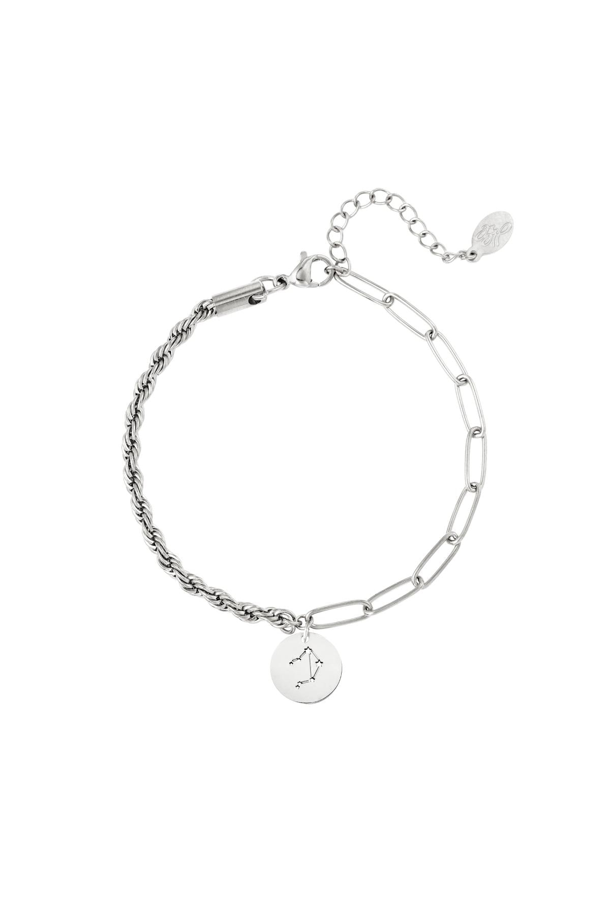 Bracciale zodiaco Bilancia Silver Stainless Steel 