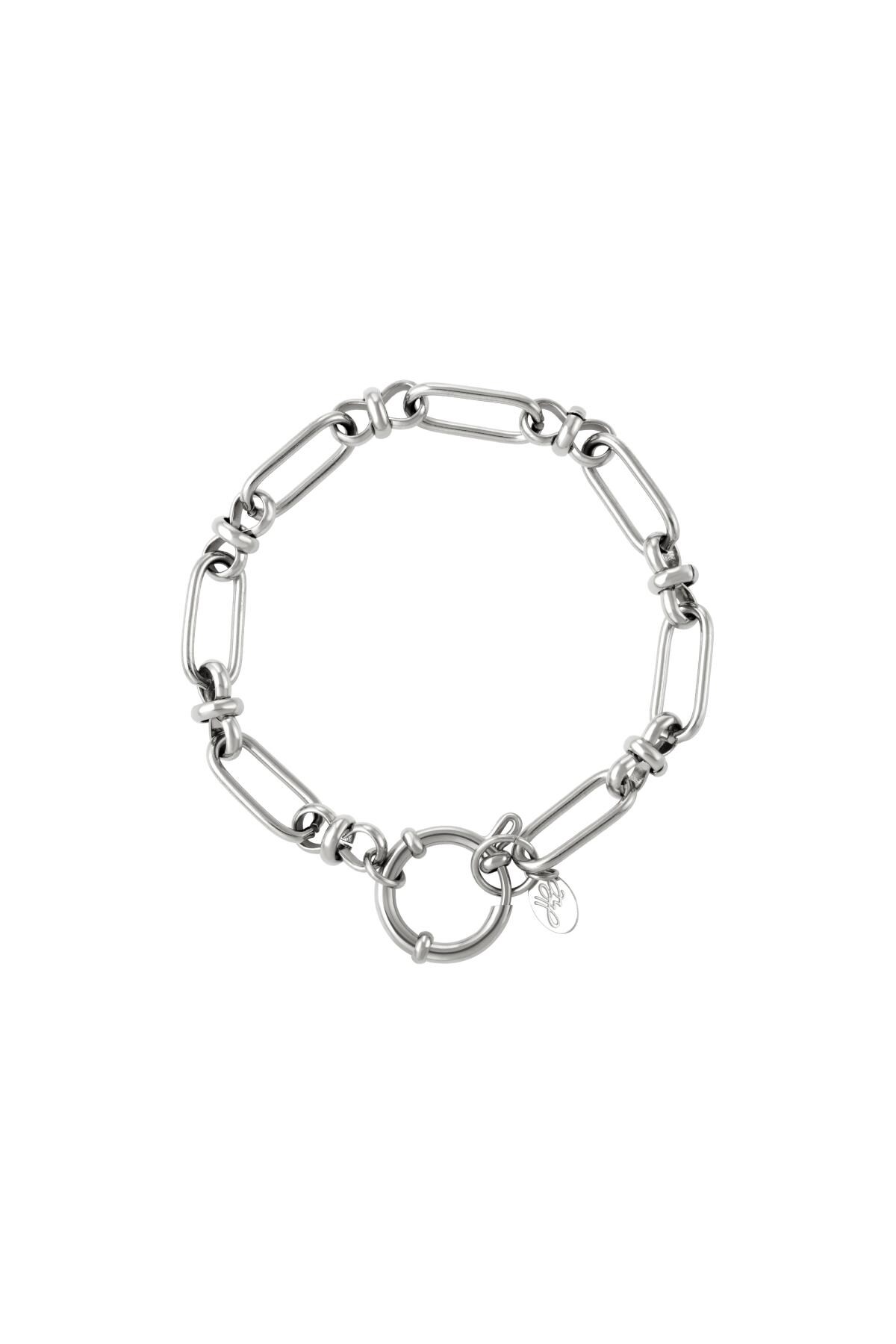 Stainless steel bracelet wire Silver h5 