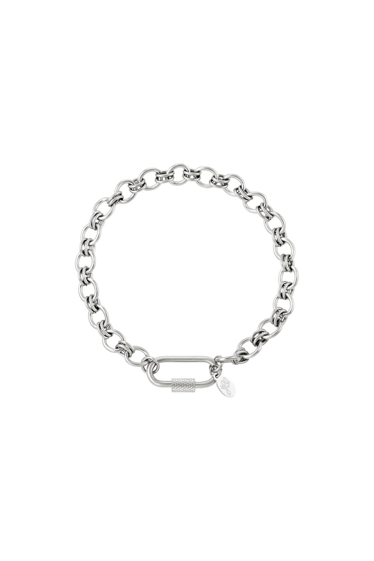 Stainless steel bracelet Silver h5 