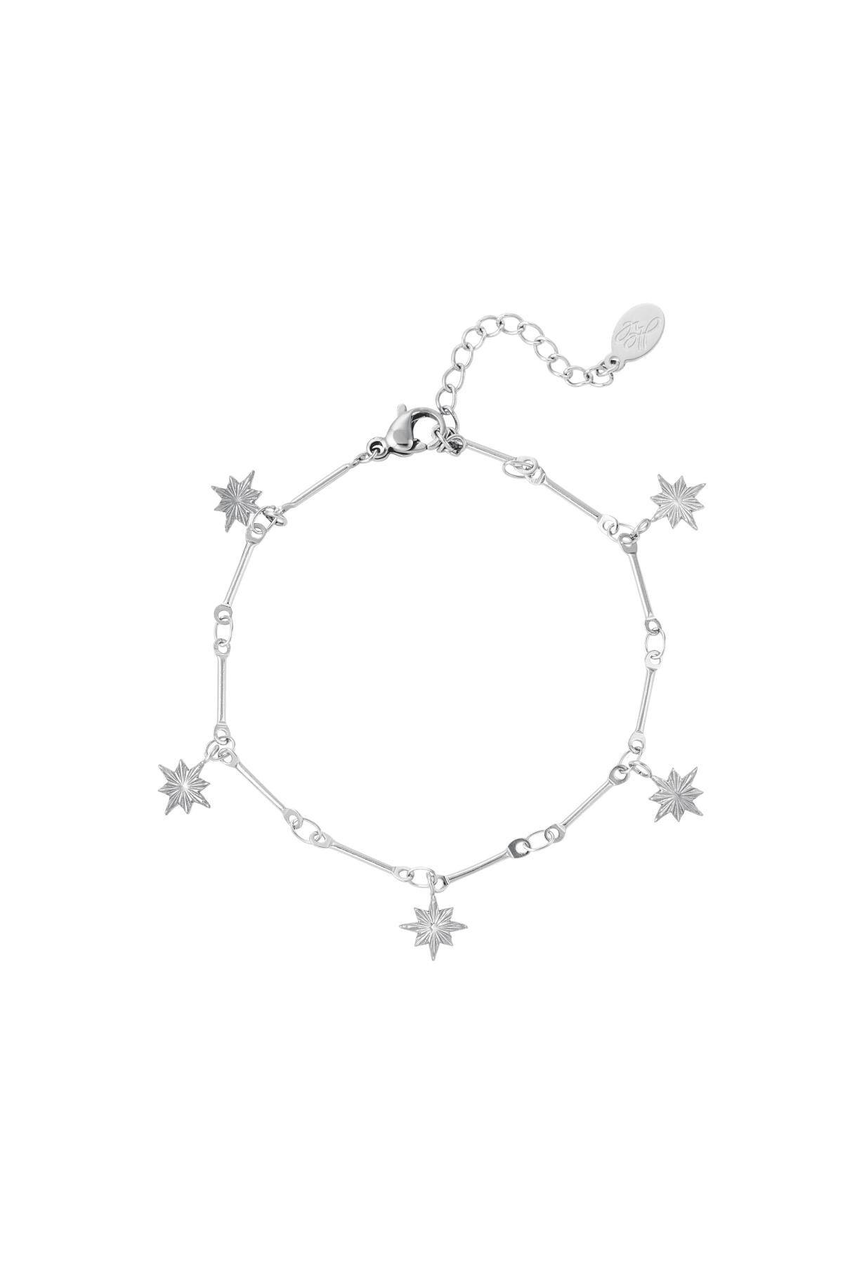 Bracelet North Star Silver Stainless Steel h5 