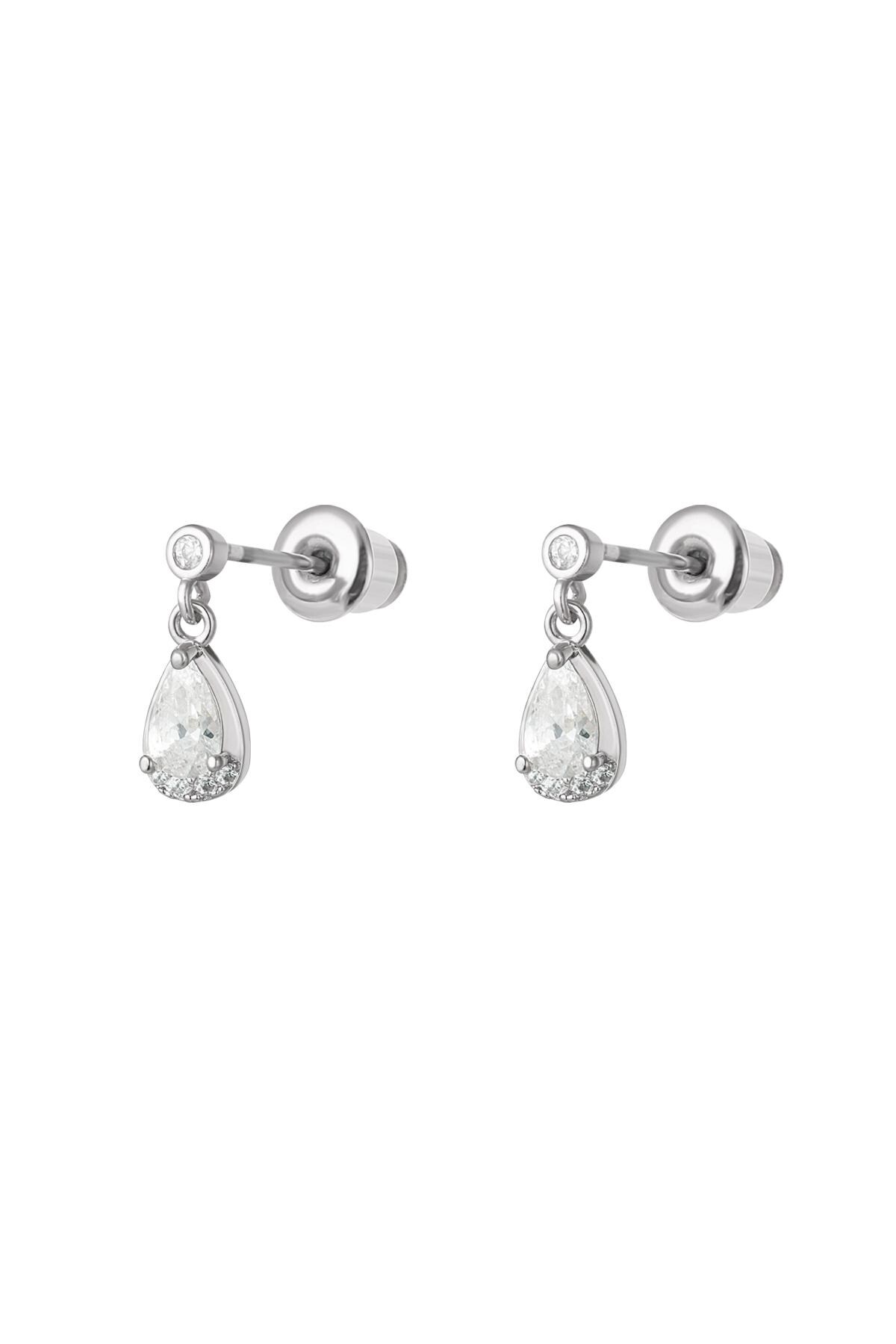 Drop earrings - Sparkle collection Silver Copper 