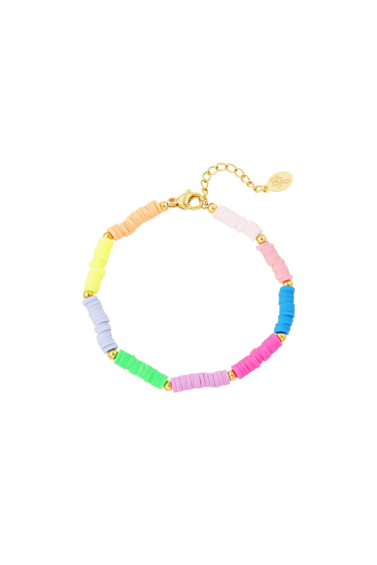 Neon rainbow bracelet - Rainbow collection Multi Stainless Steel 