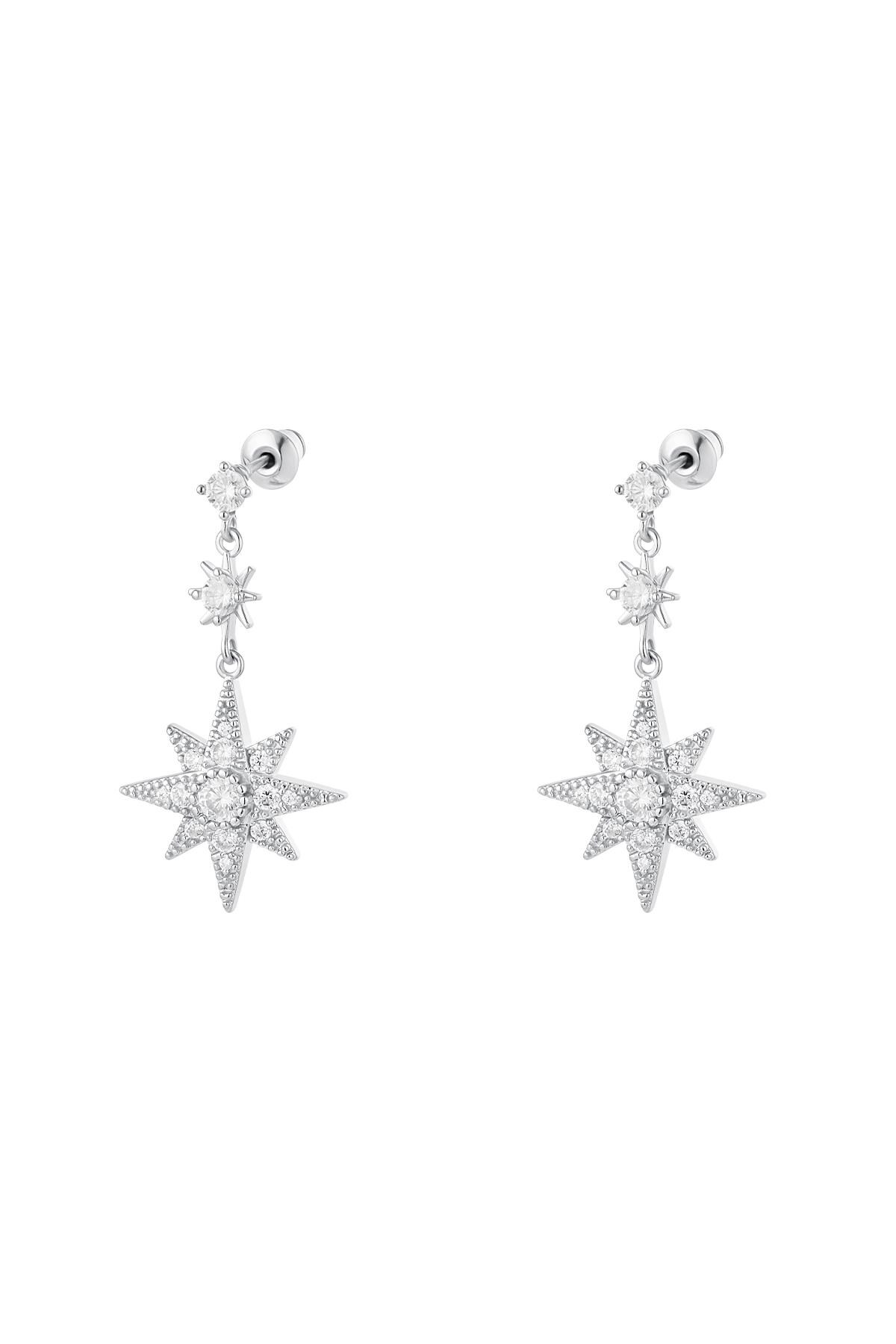 Pendientes estrellas - Colección Sparkle Plata Cobre h5 