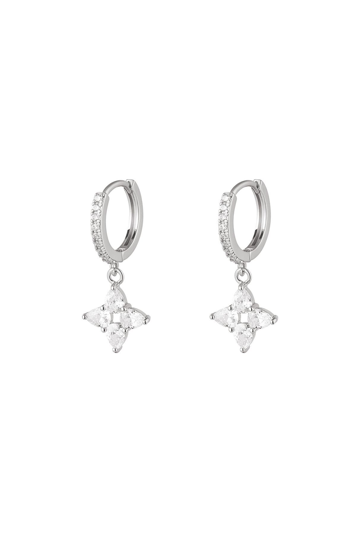 Earrings star - Sparkle collection Silver Copper h5 