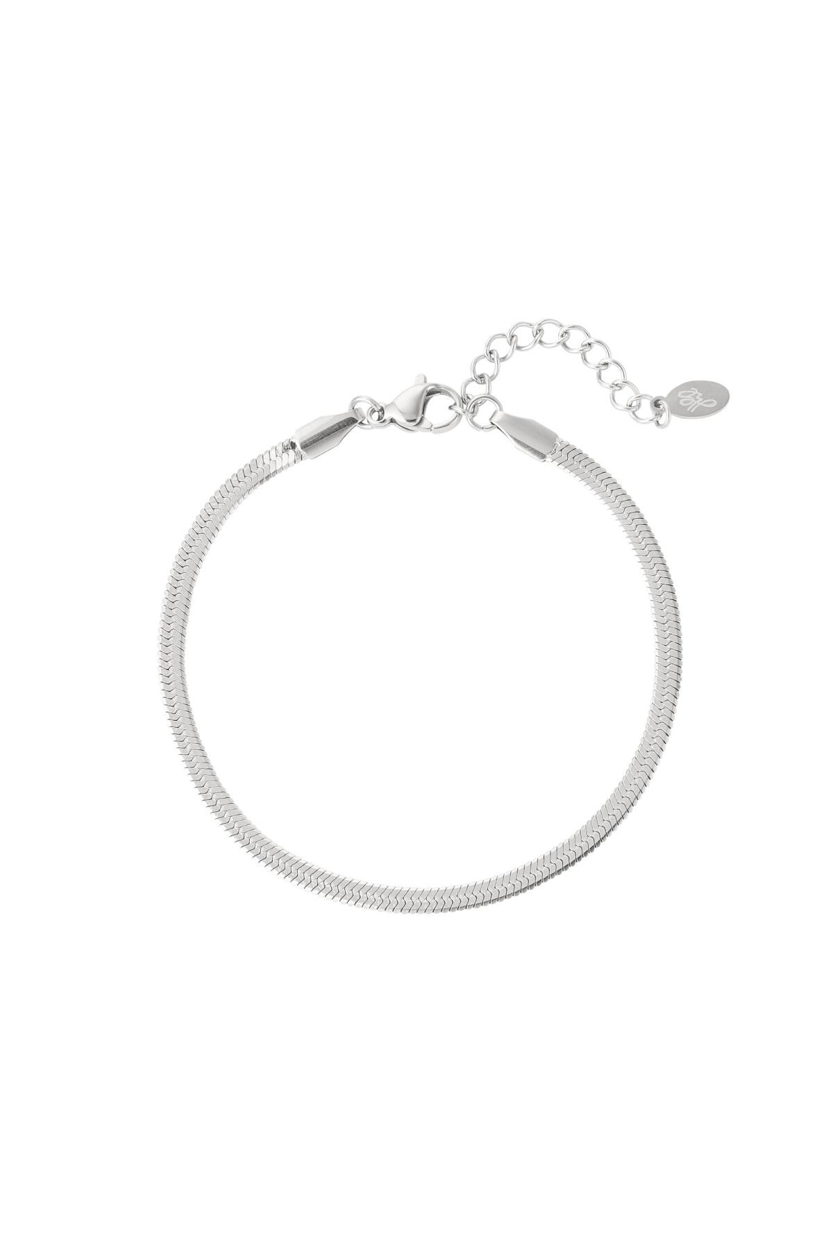 Bracciale basico Silver Color Stainless Steel h5 