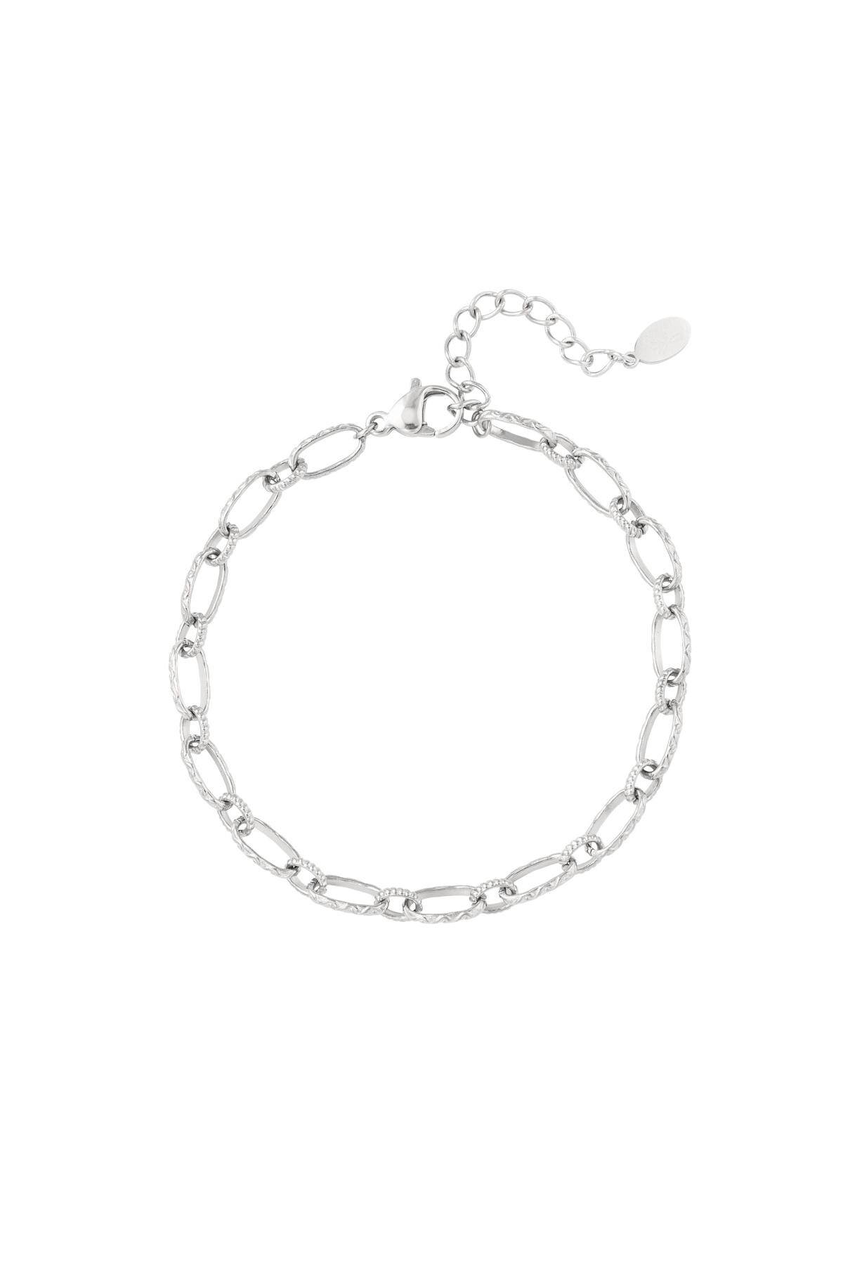 Link bracelet subtle Silver Stainless Steel 