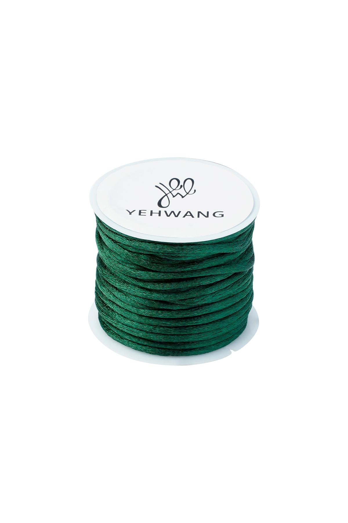 DIY Cord Winter Colors Green Polyester h5 