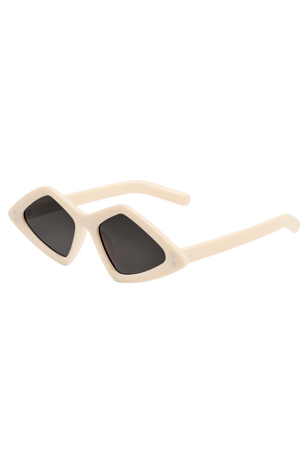 Beige / One size / Sunglasses Retro Beige Metal One size 