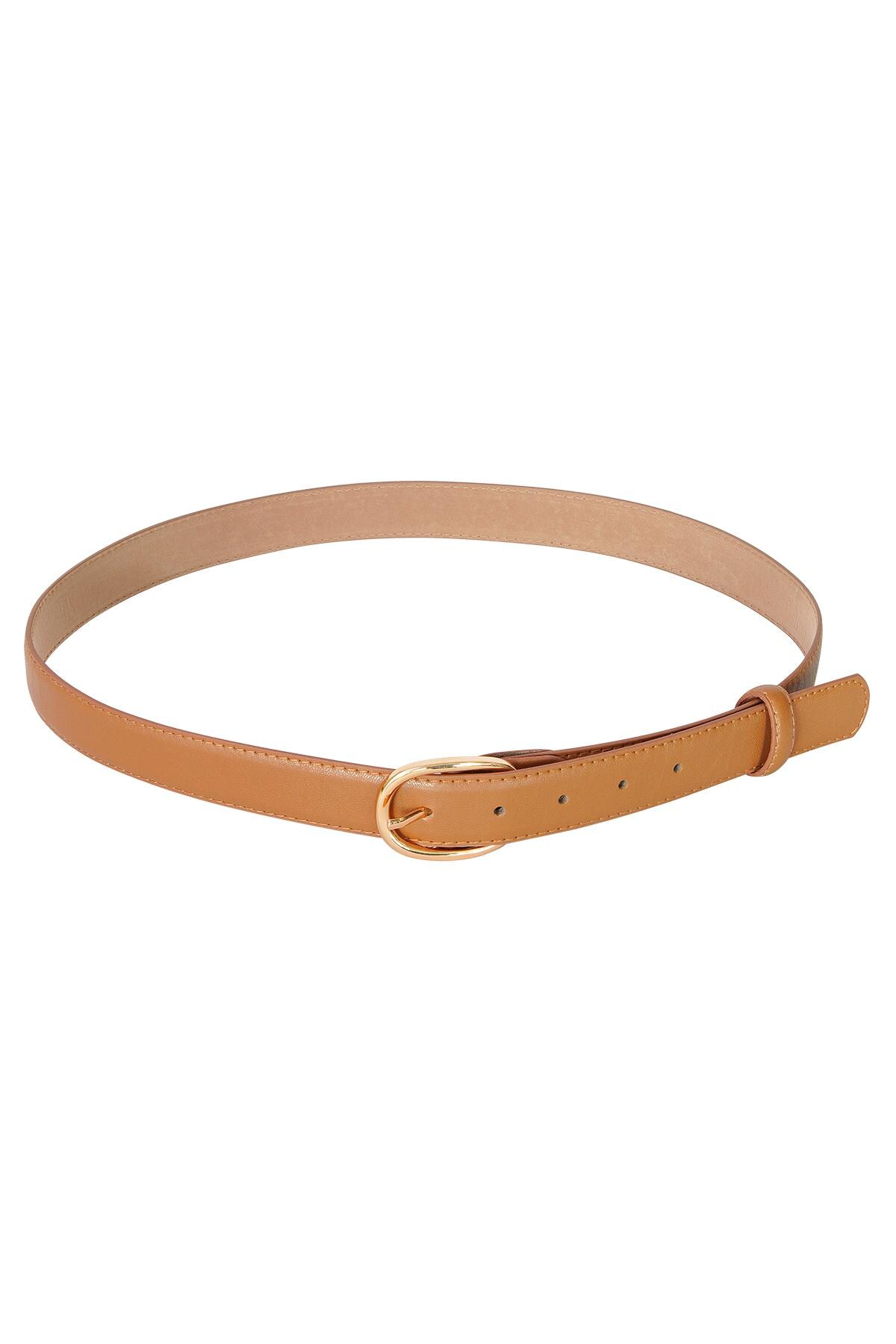 PU leather belt Camel h5 