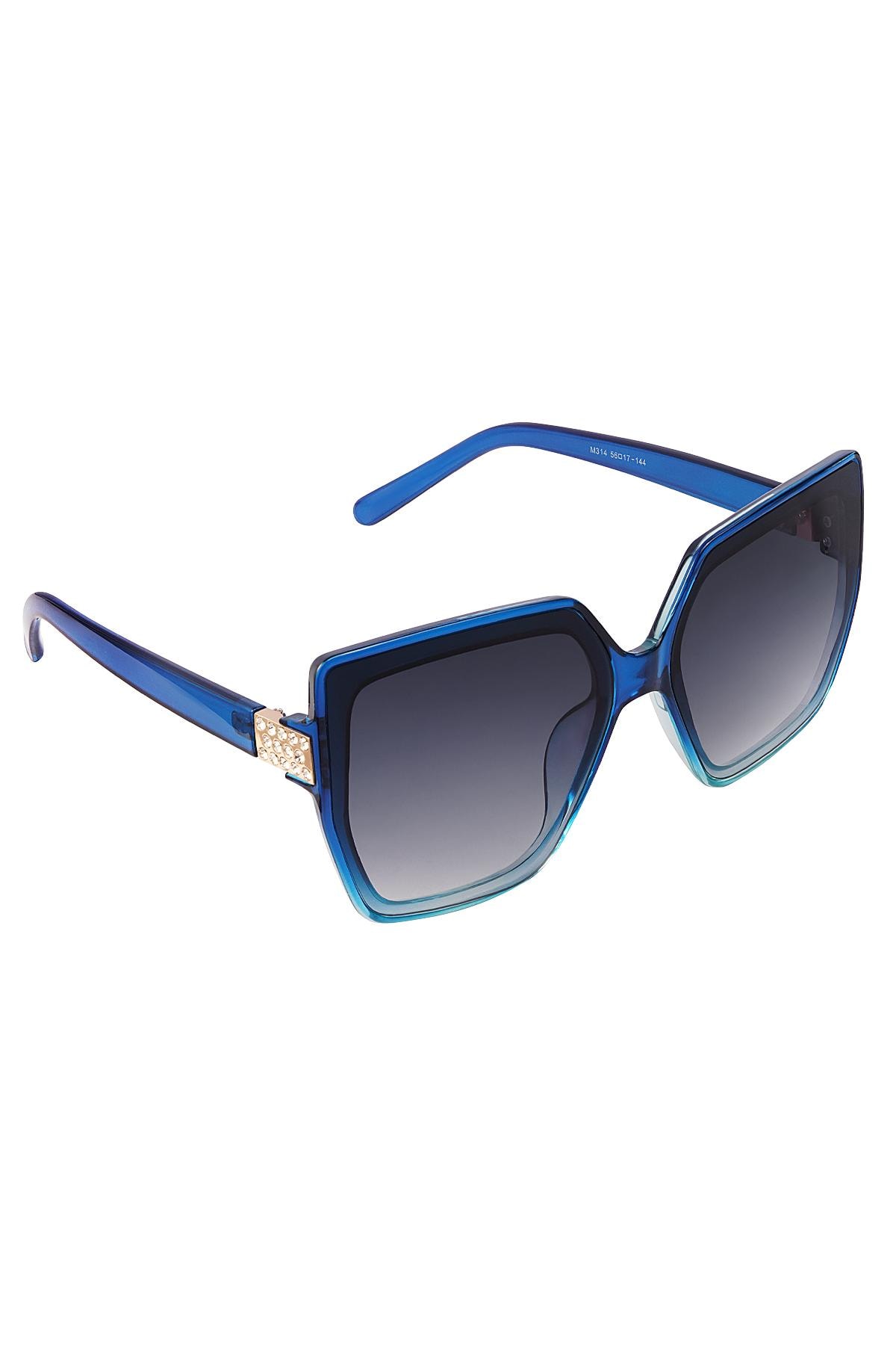 Gafas de sol grandes y coloridas Azul PC One size h5 