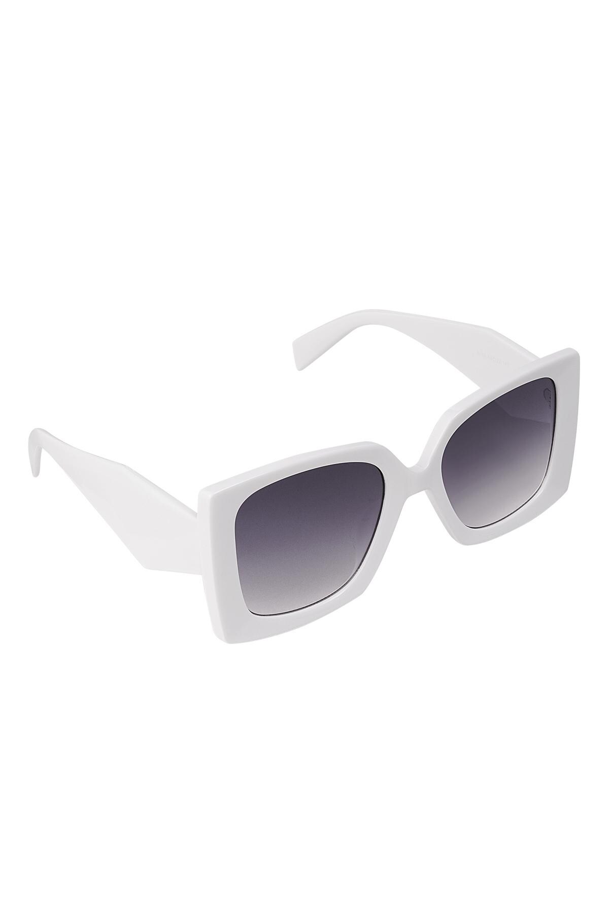 Big sunglasses White PC One size h5 