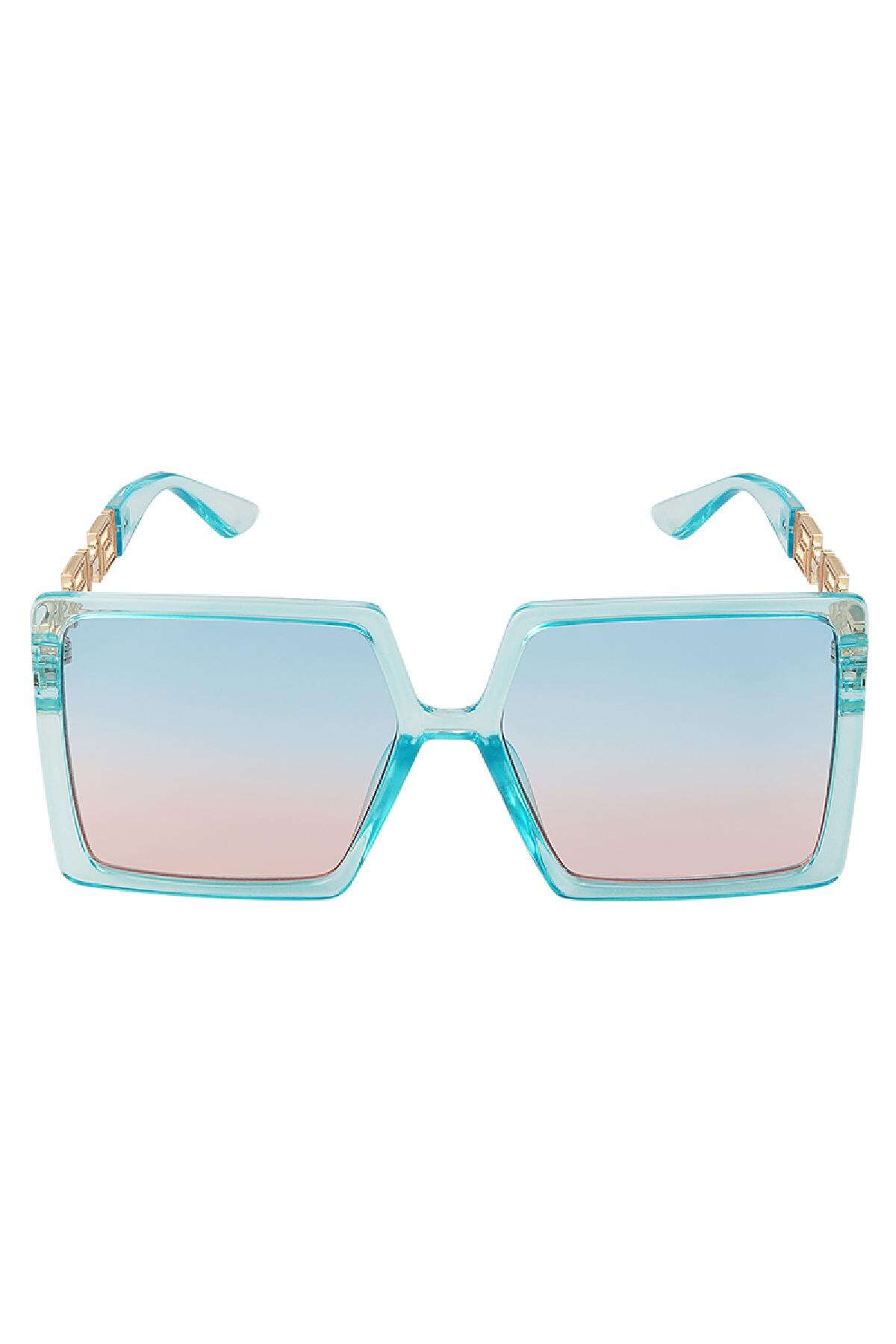 Square sunglasses Blue PC One size h5 Picture3