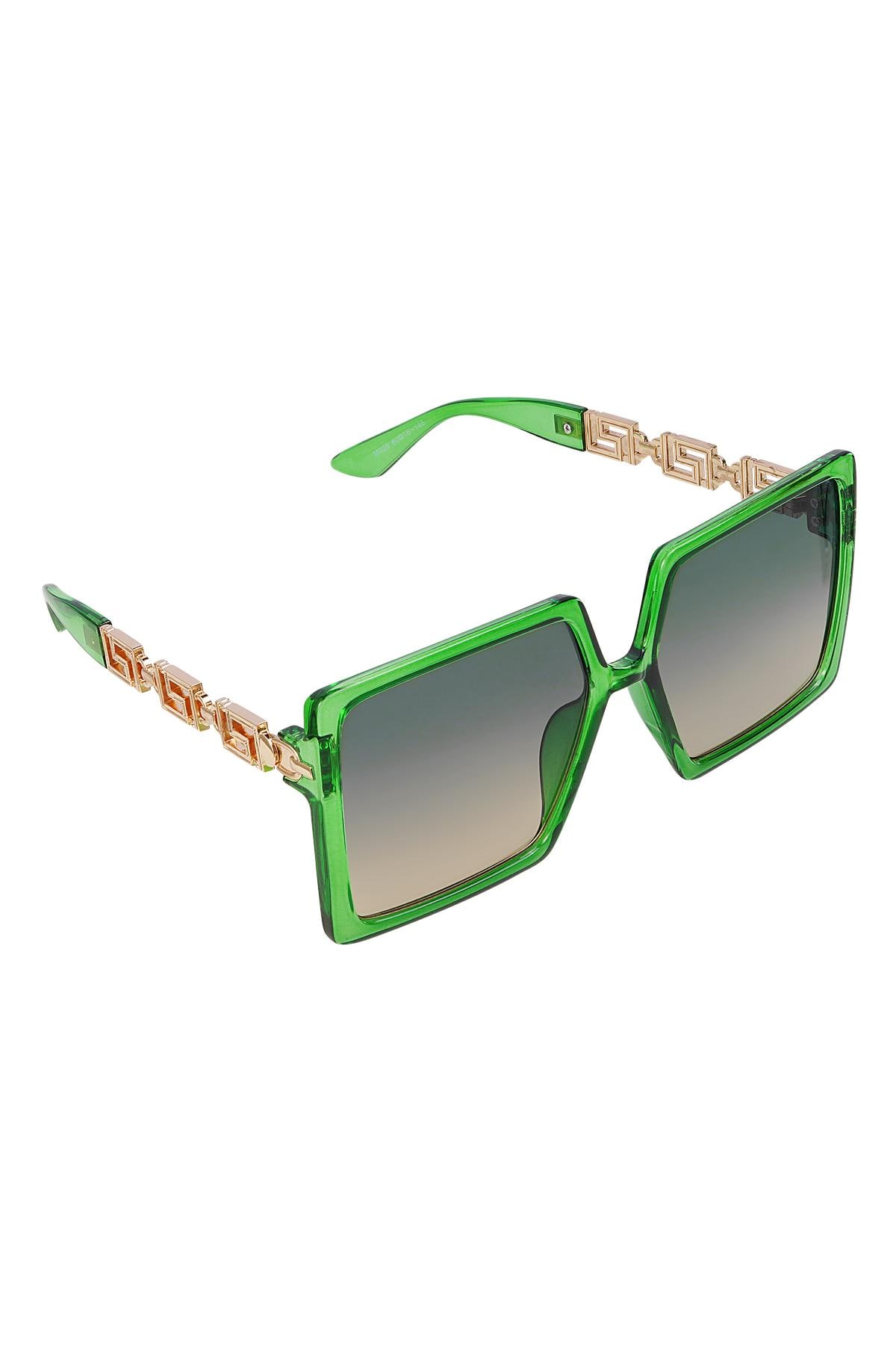 Gafas de sol cuadradas Verde PC One size h5 