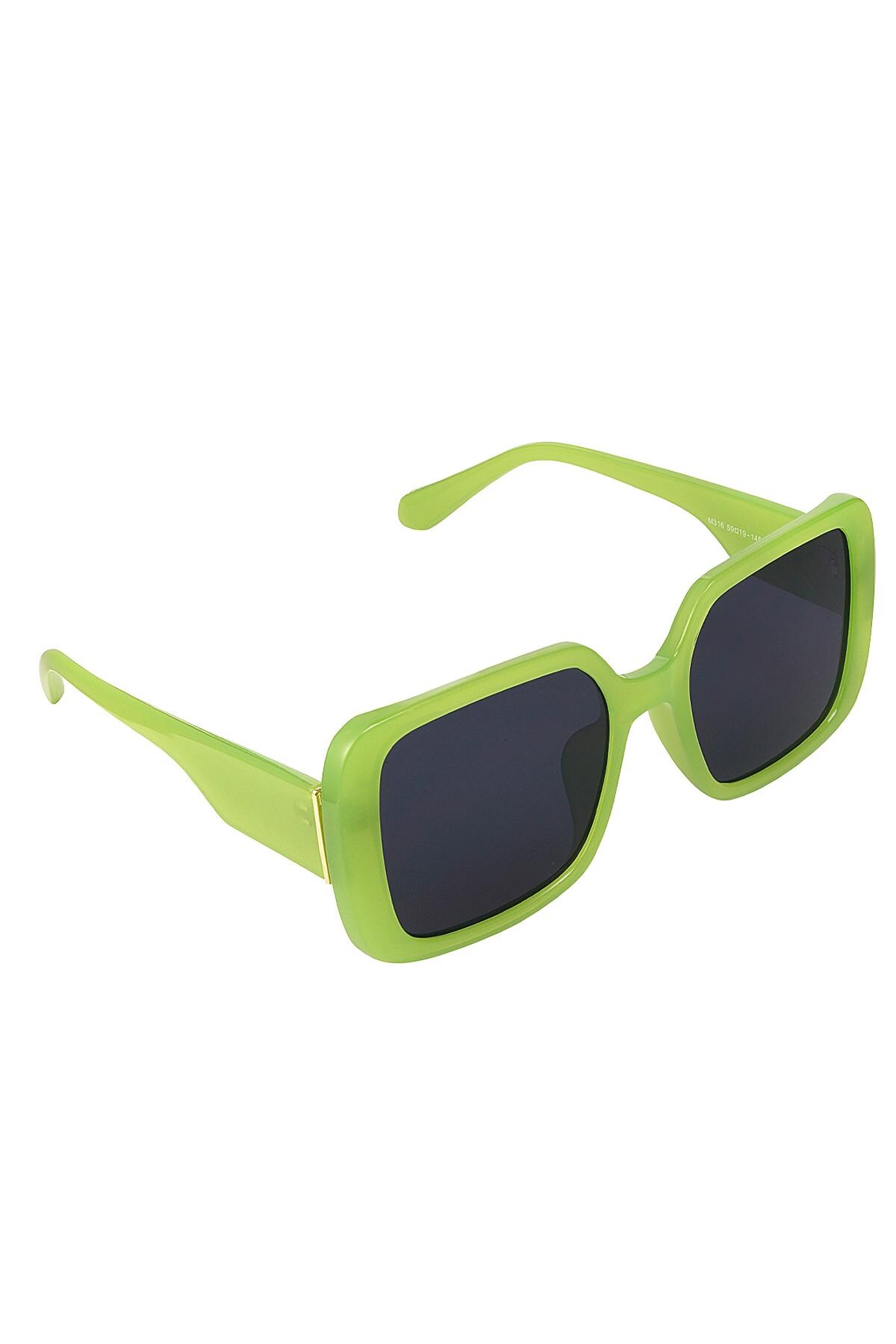 Big colourful sunglasses Green PC One size h5 