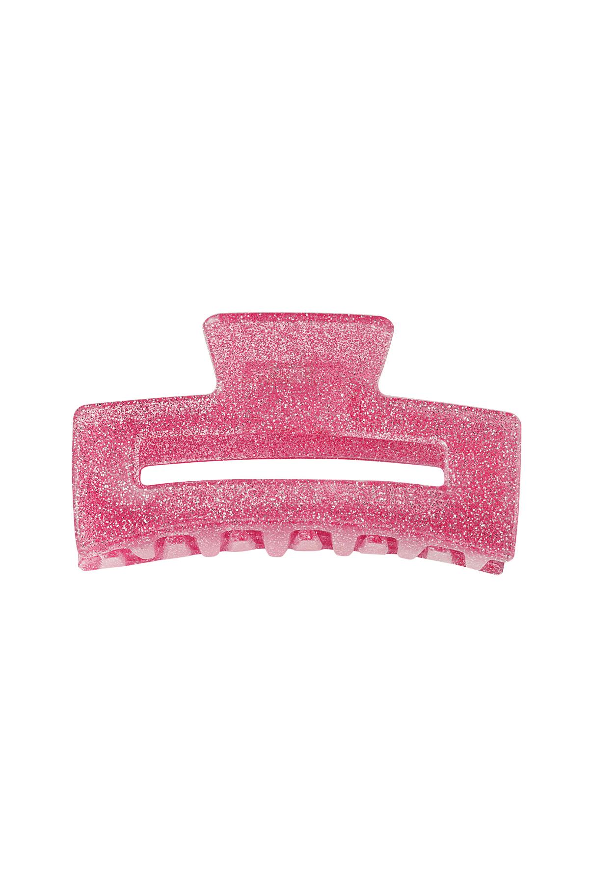 Hair clip glitter Pink Sheet Material 