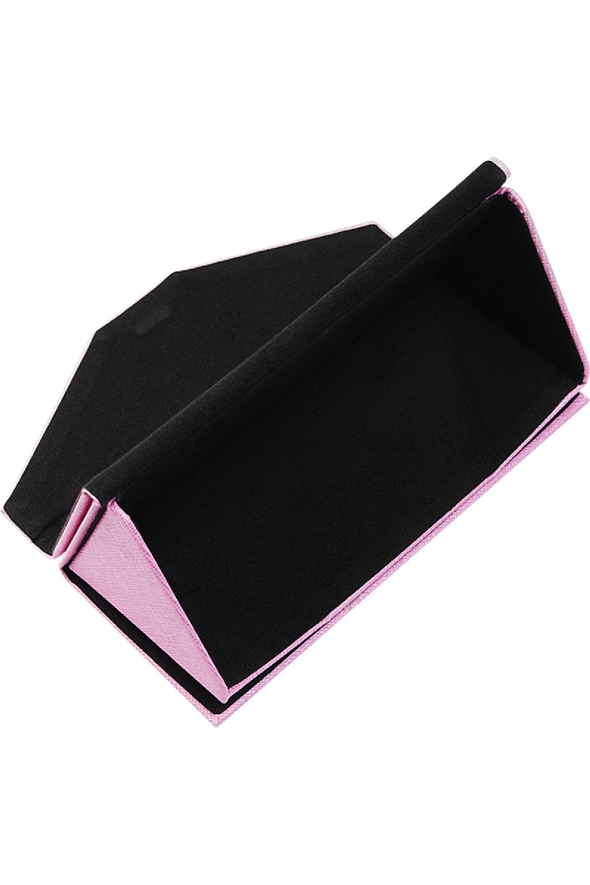 Foldable Triangular Sunglasses Case PU Leather h5 Picture6