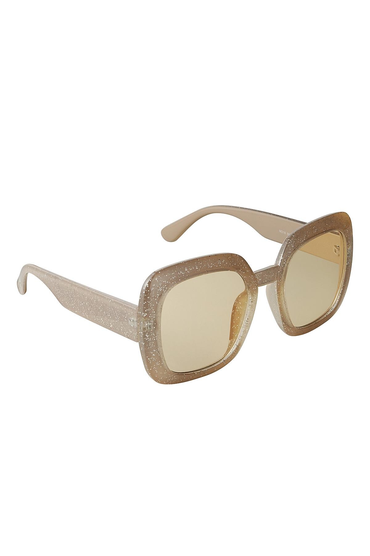 Sunglasses basic with details Champagne PC One size 