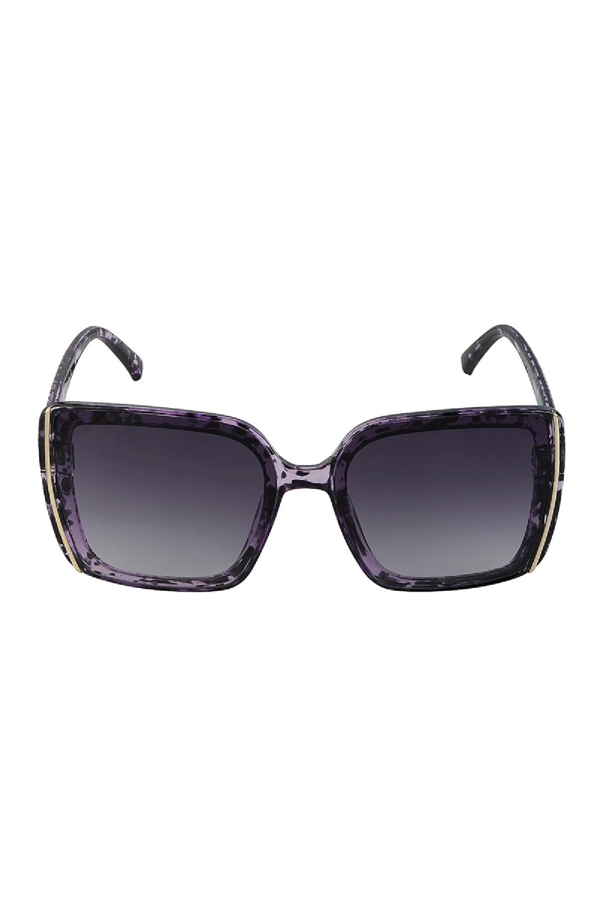 Sunglasses basic with line Purple PC One size h5 Picture4