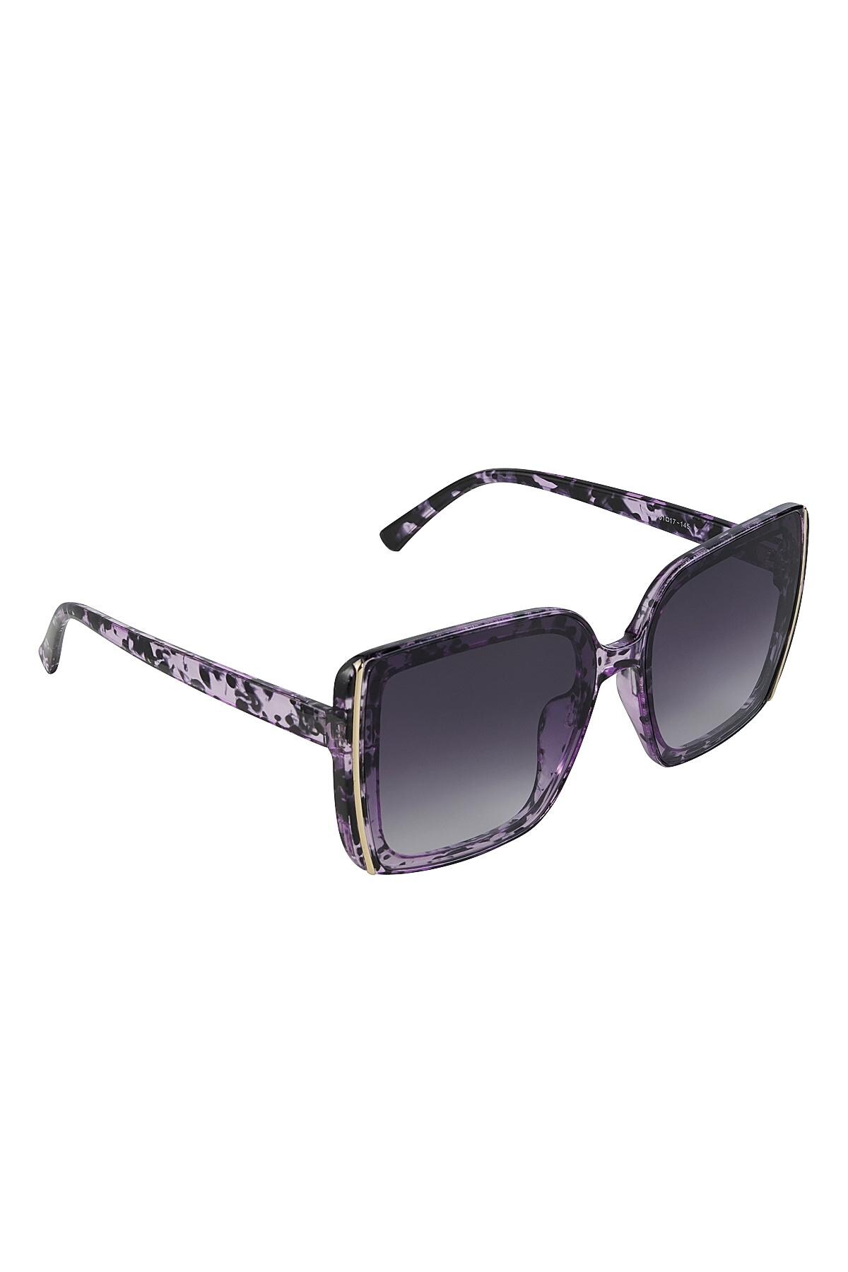 Sunglasses basic with line Purple PC One size h5 