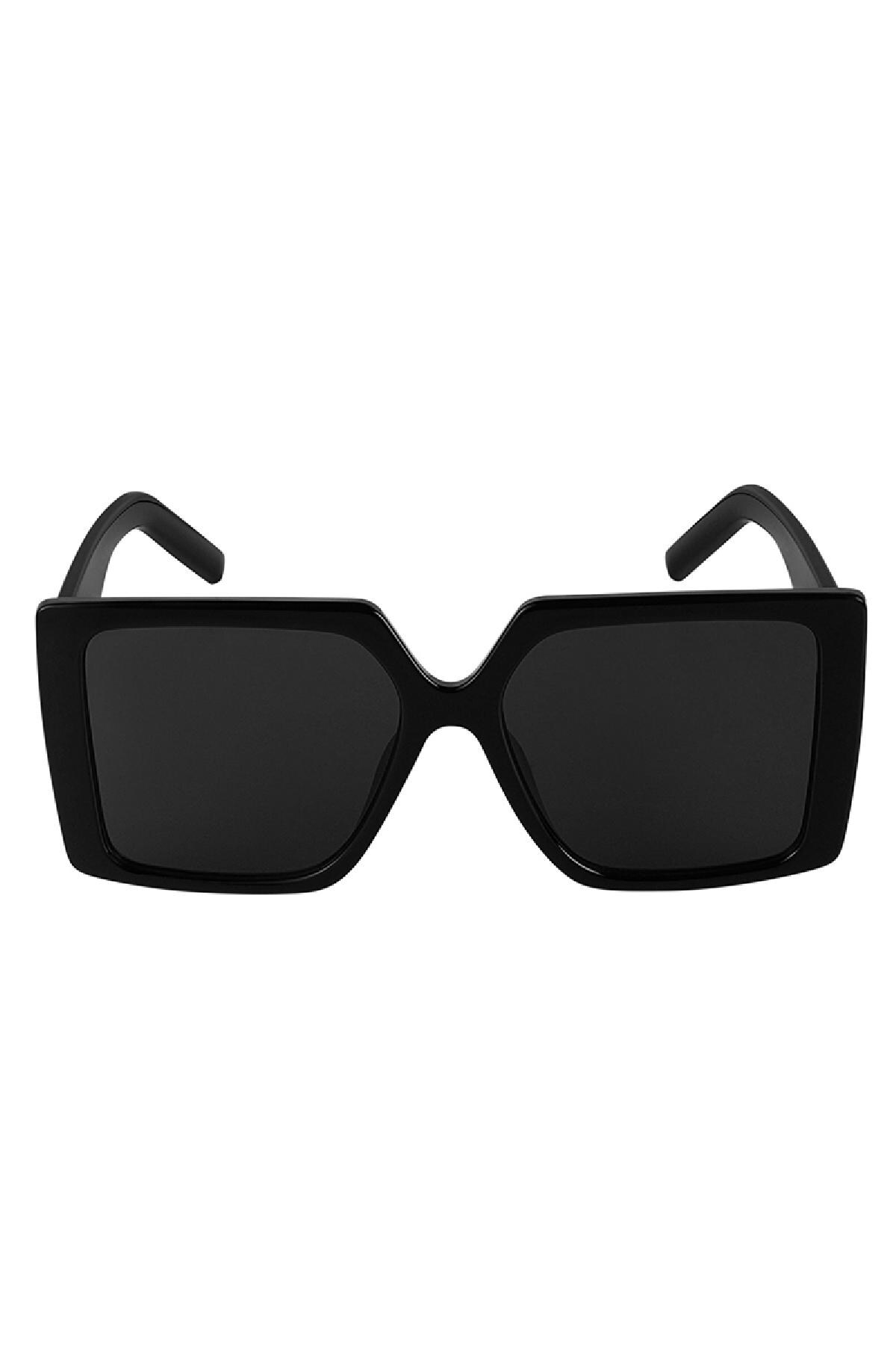 Square frame sunglasses Black PC One size h5 Picture3