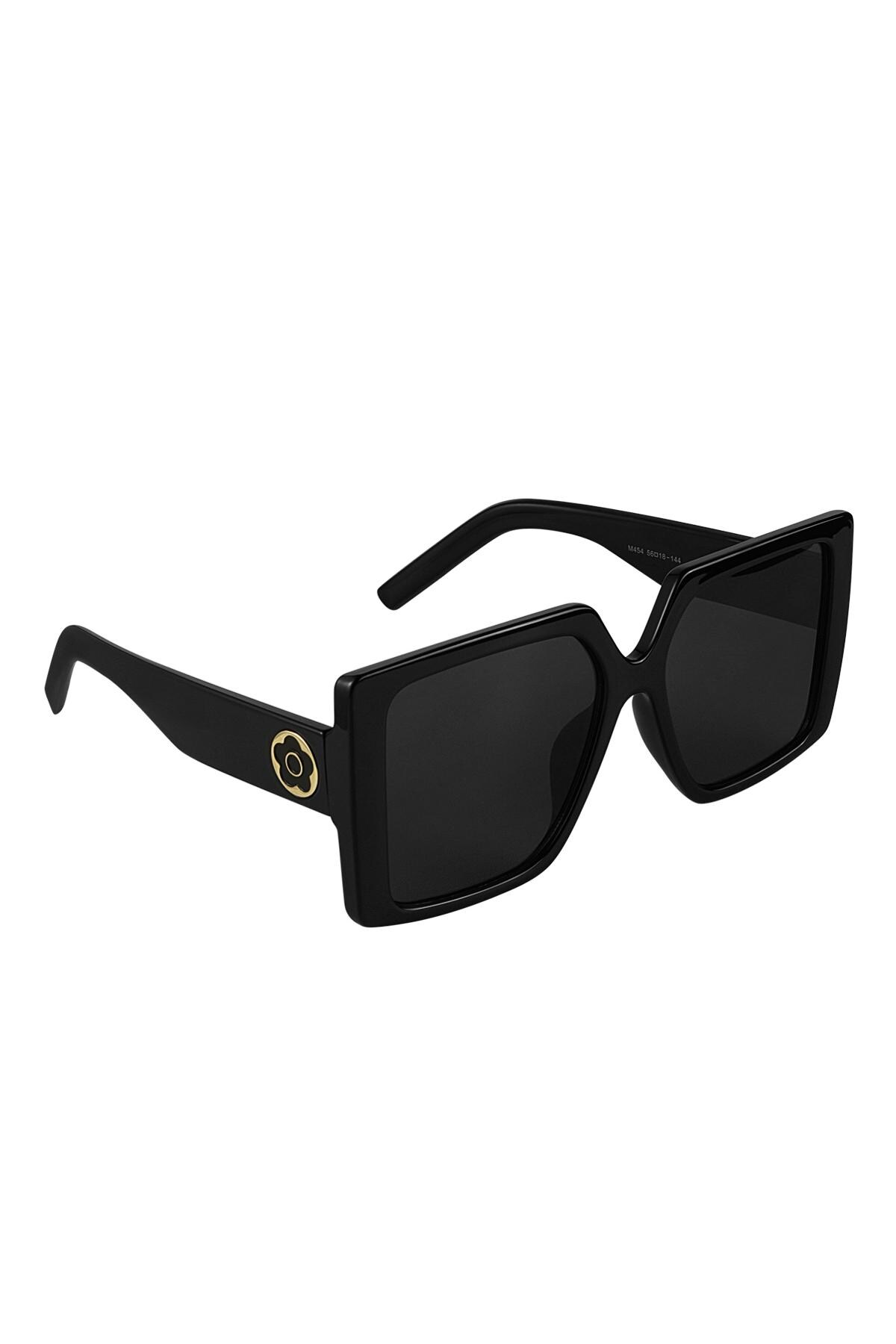 Square frame sunglasses Black PC One size h5 