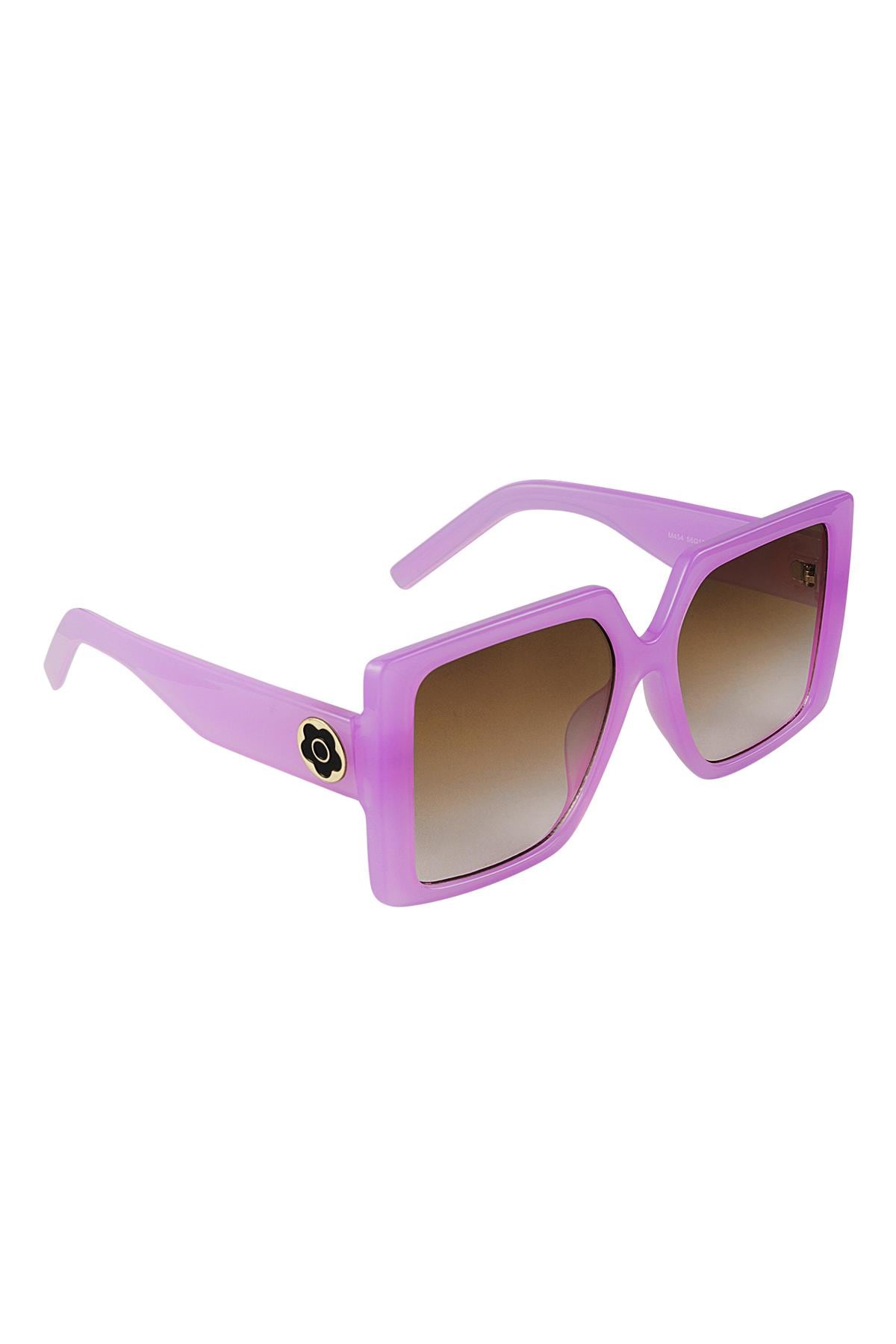 Square frame sunglasses Lilac PC One size h5 