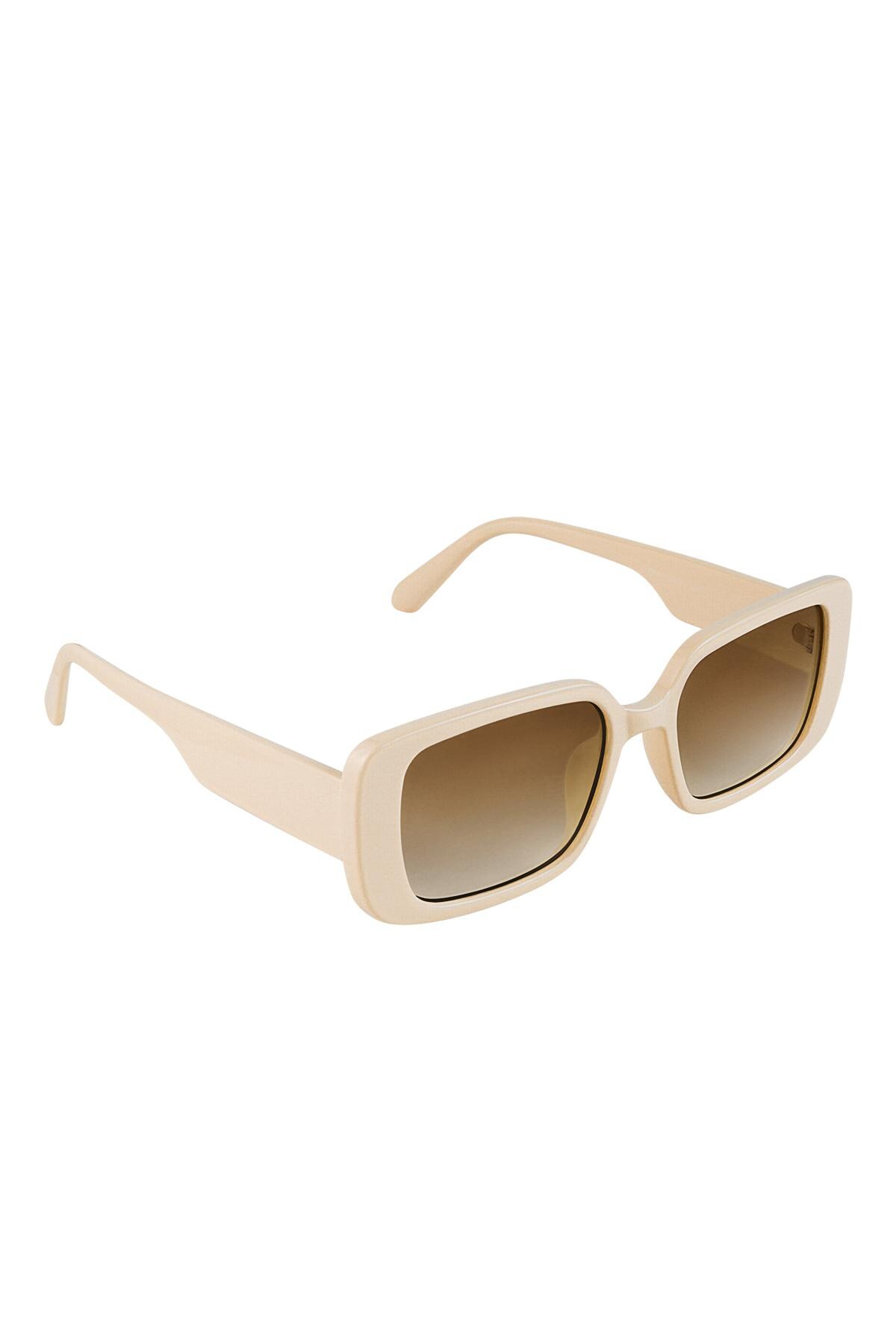 Small frame sunglasses Beige PC One size 