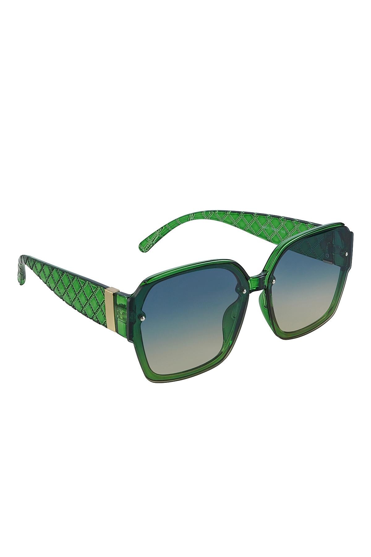 Structured sunglasses Green PC One size h5 