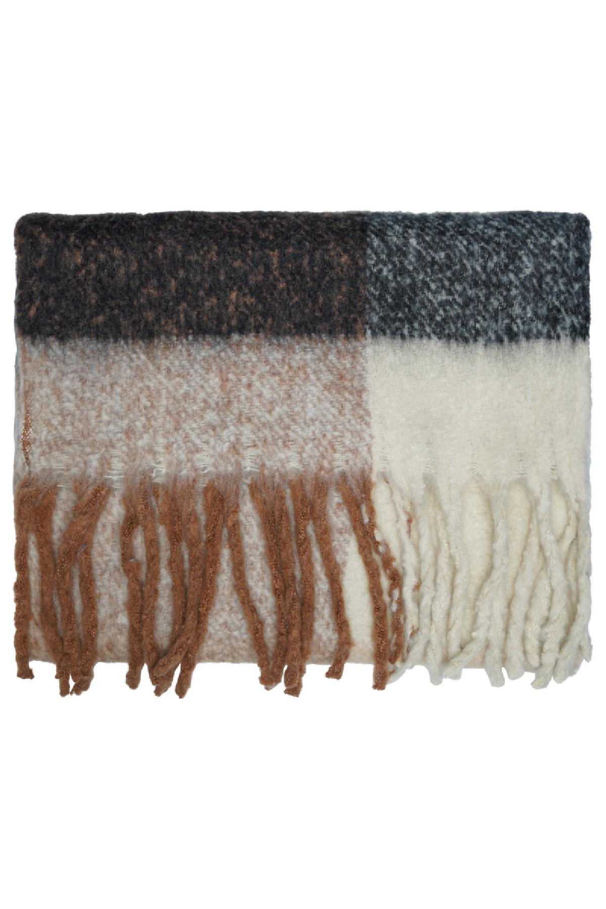 Scarf Winter Time Beige Polyester Picture4