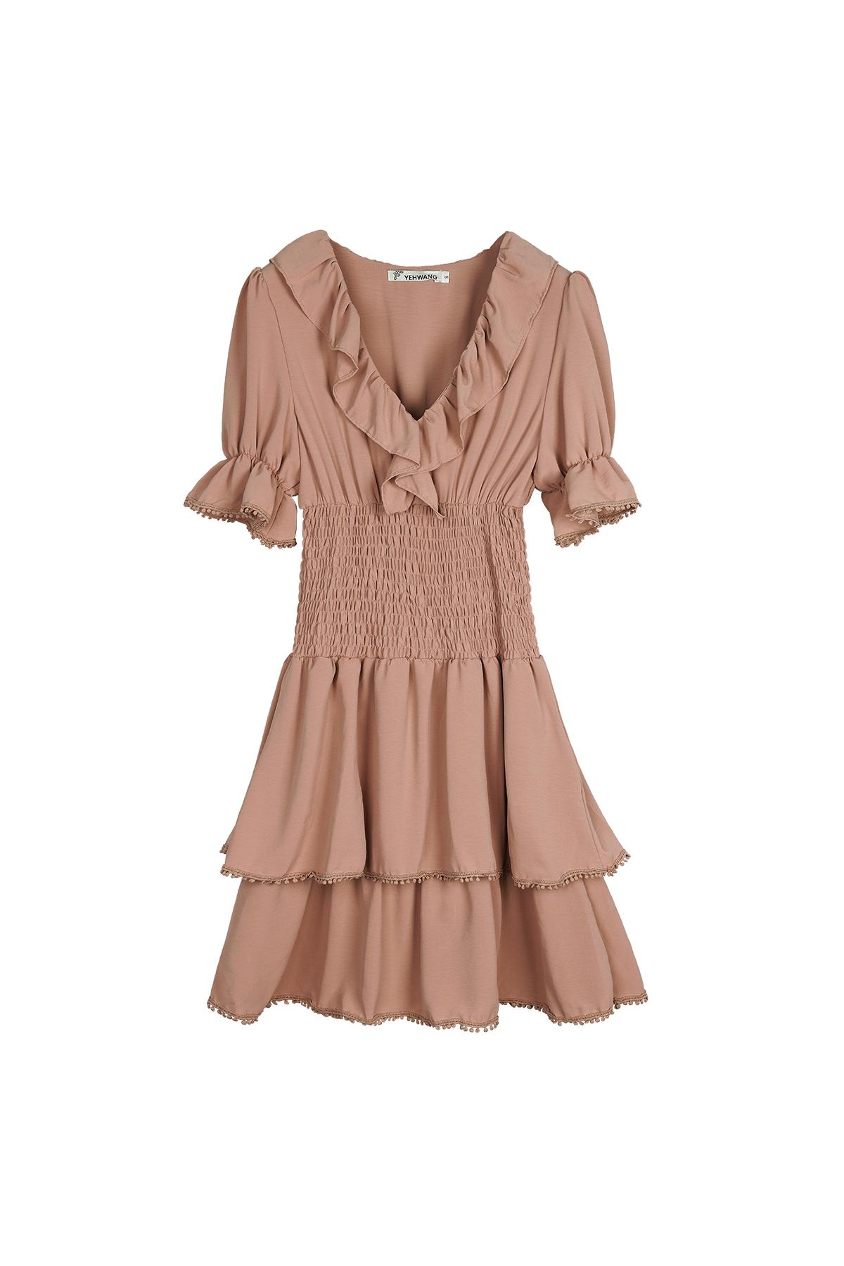 Dress Ruffle Madness Pink S h5 