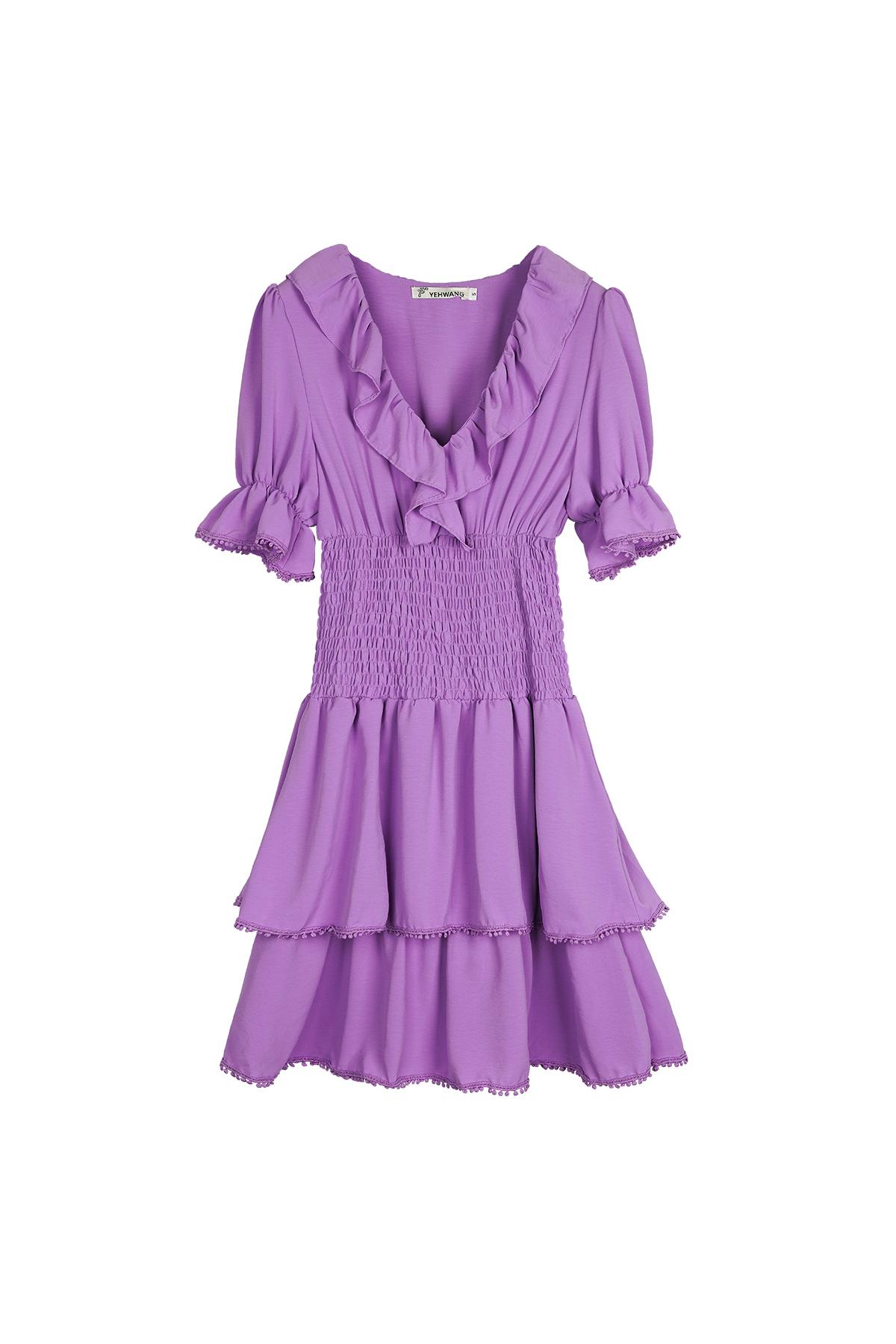 Purple / S / Dress Ruffle Madness Purple S Picture3