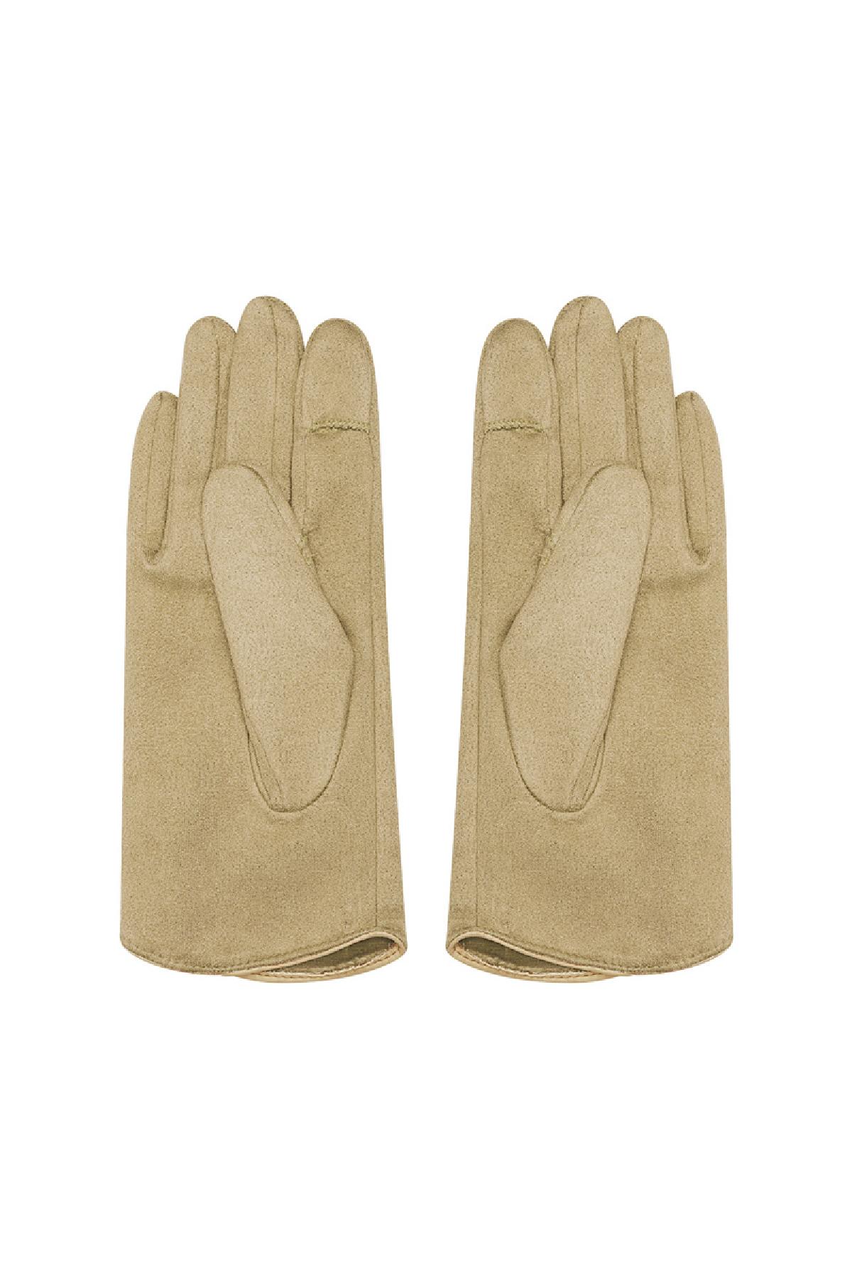 Classic gloves beige Polyester One size h5 Picture3